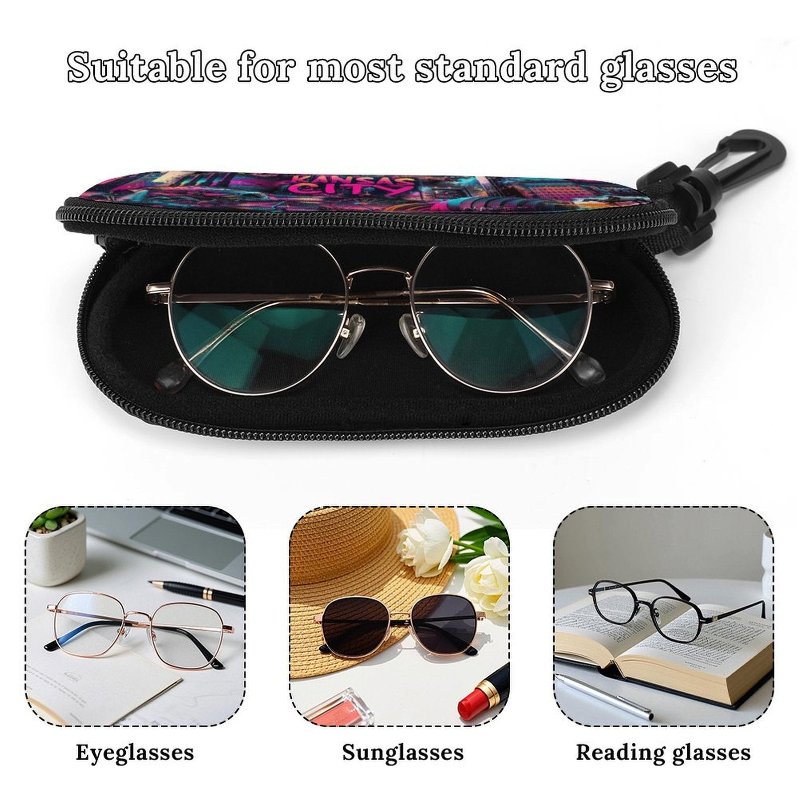KANSAS CITY Glasses Case "The Speed of Light"
