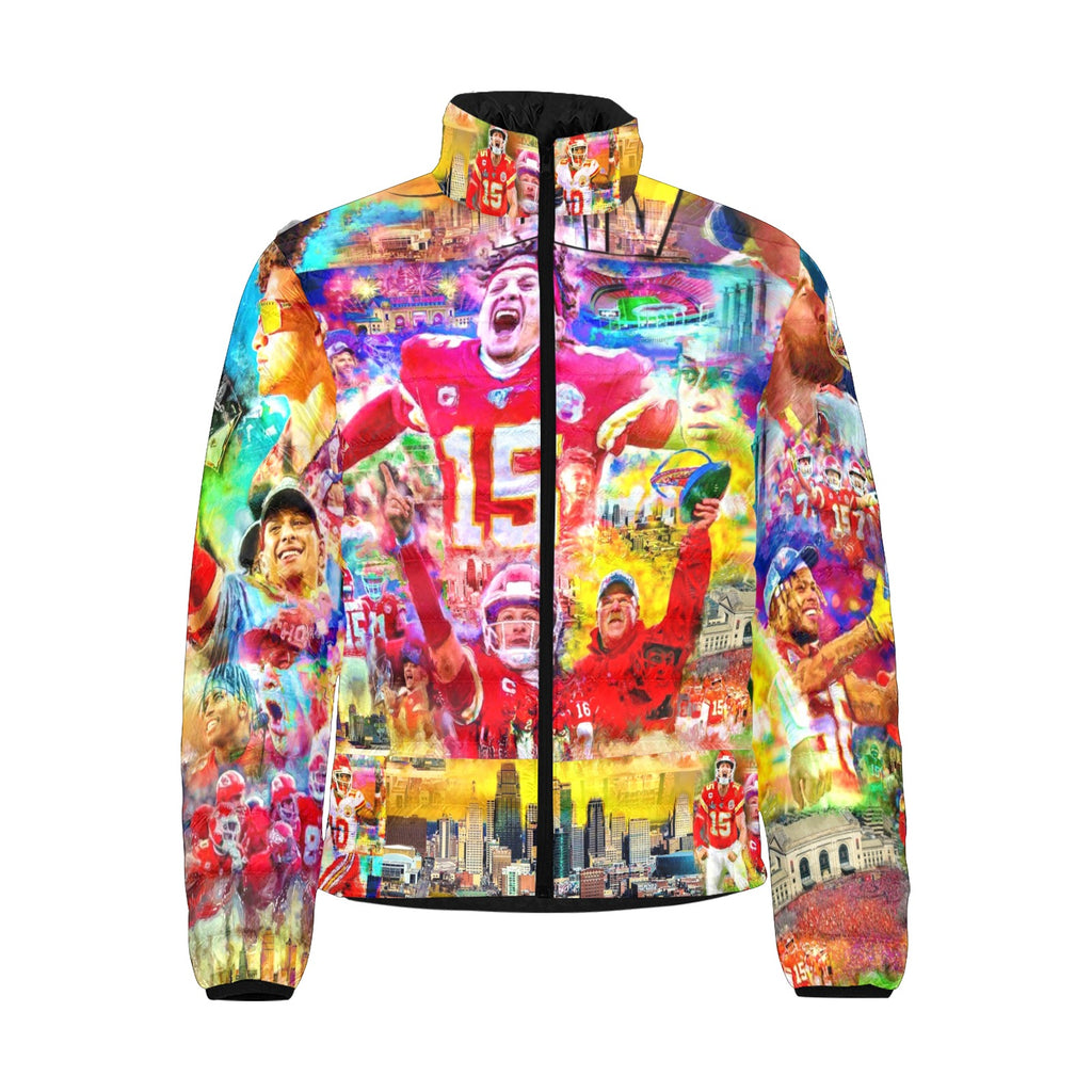 CHIEFS SUPERBOWL Unisex BUBBLE COAT (most popular, seen on tv)