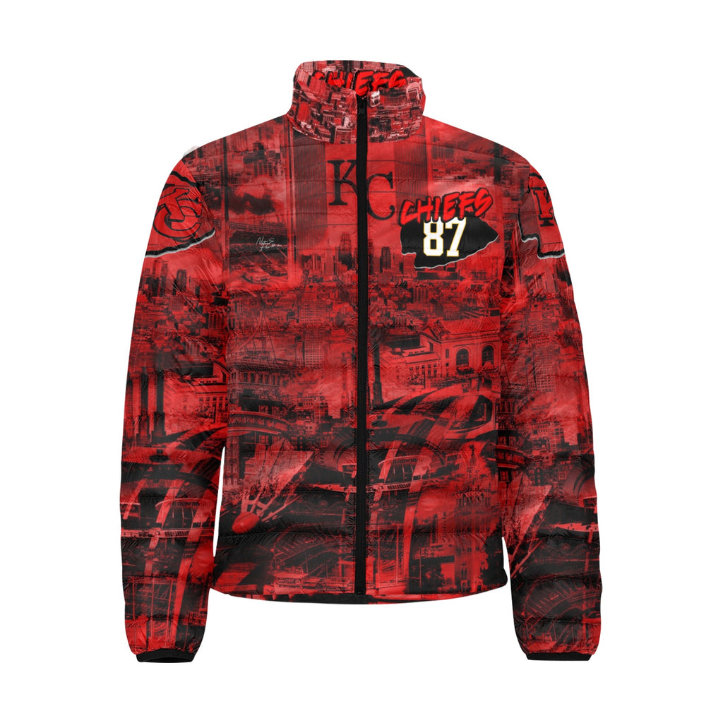 CHIEFS 87 Unisex BUBBLE COAT (Dark Red) as seen on tv!