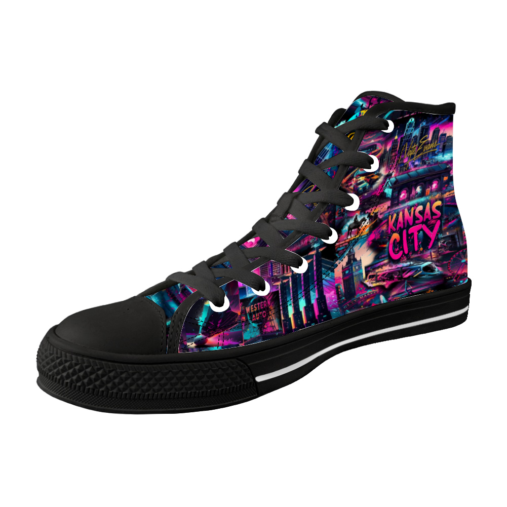 KANSAS CITY Shoes "(black or white option)