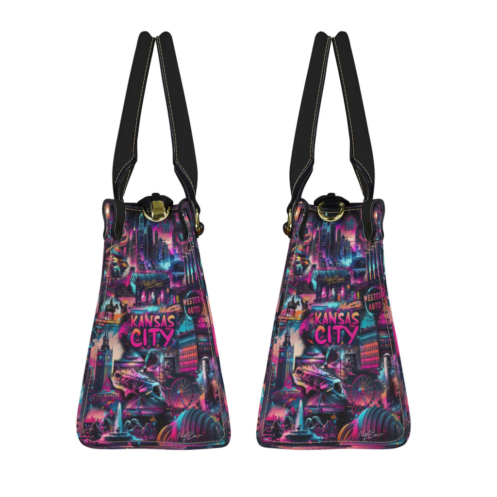 KANSAS CITY  Leather Purse "The Speed of Light"