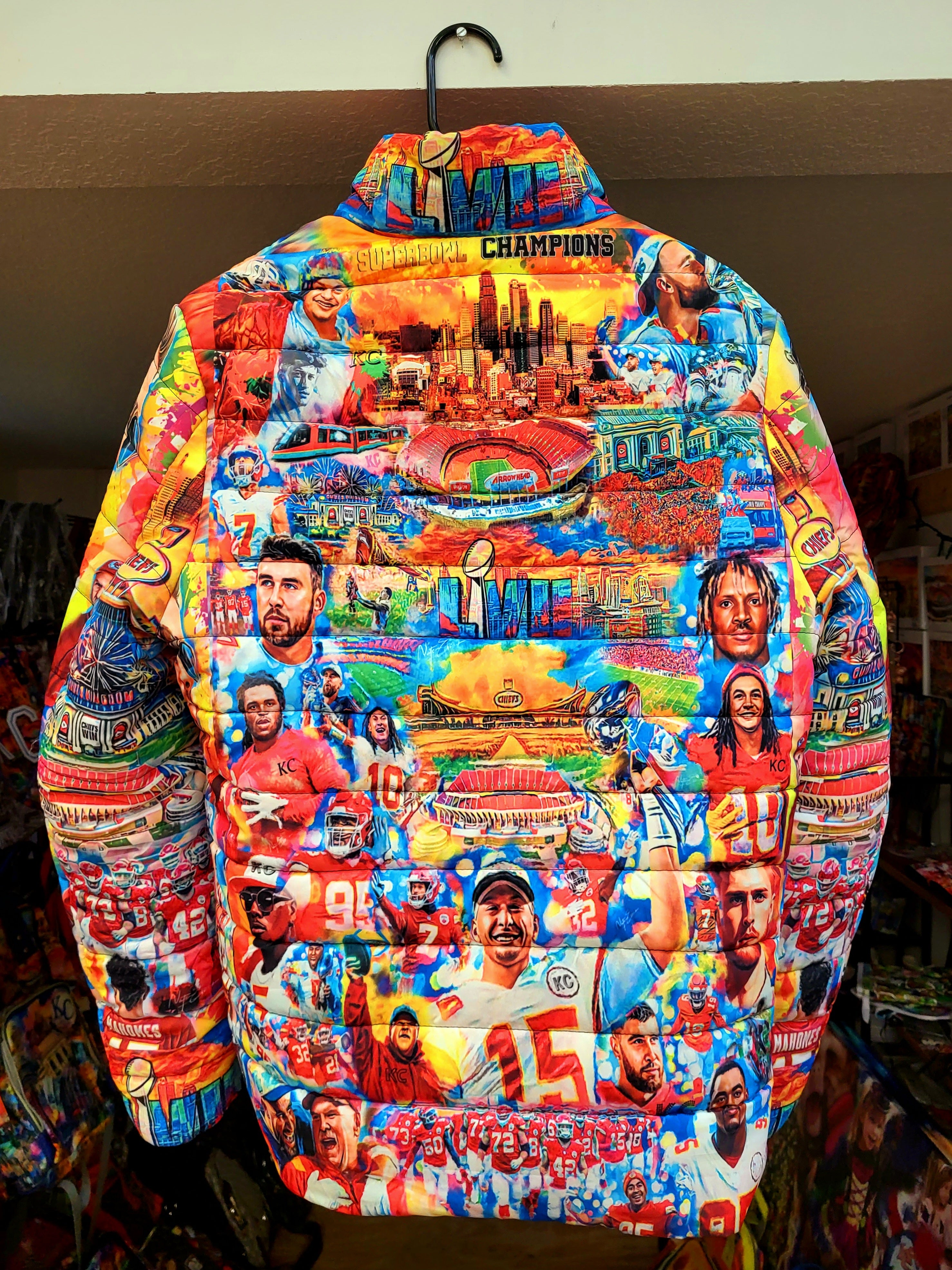 CHIEFS Superbowl Unisex BUBBLE COAT