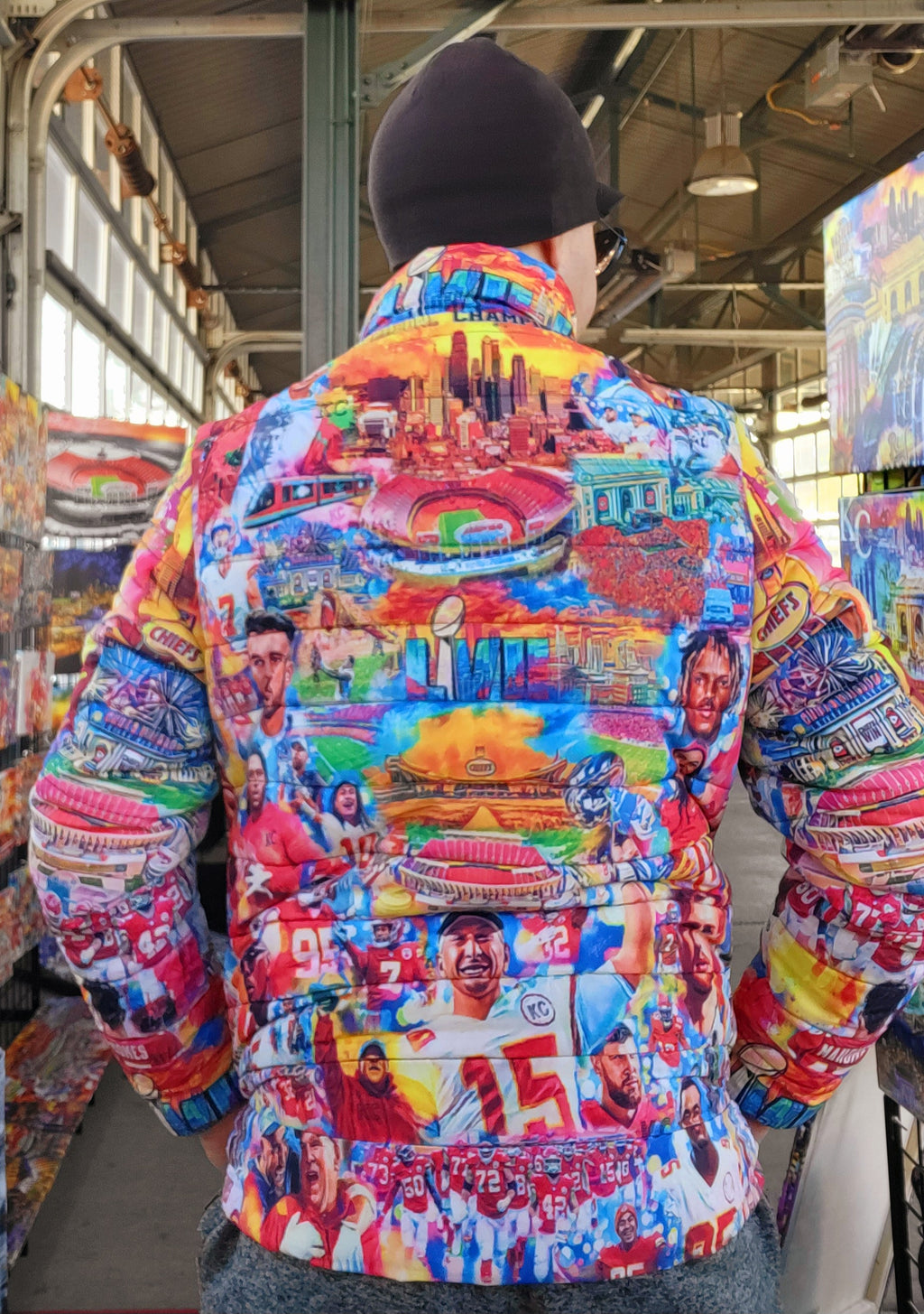 CHIEFS Superbowl Unisex BUBBLE COAT