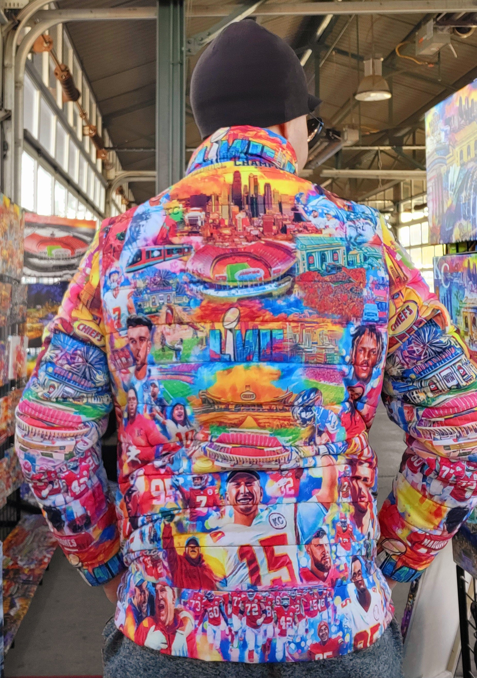CHIEFS Superbowl Unisex BUBBLE COAT