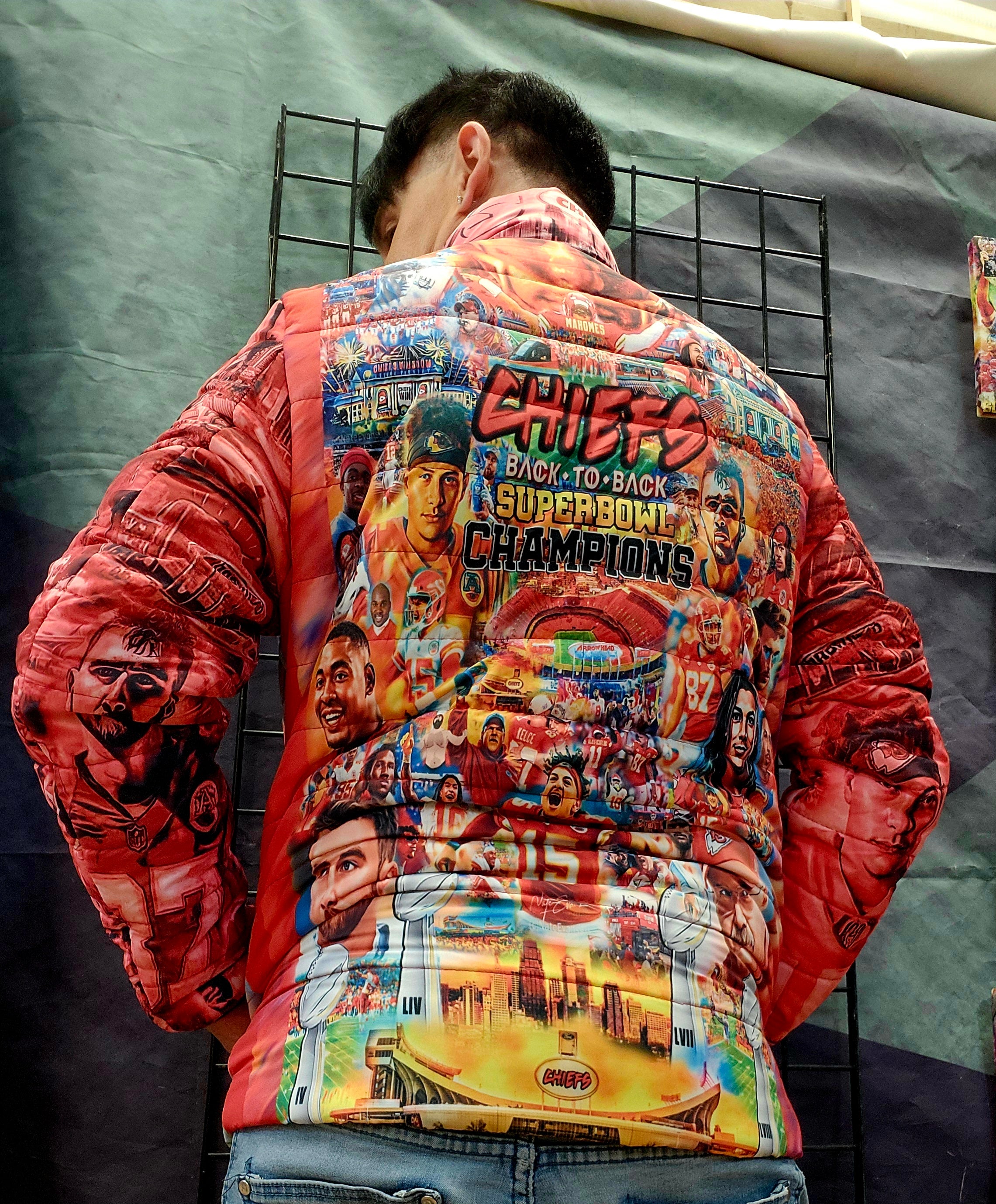 CHIEFS Superbowl Unisex BUBBLE COAT (as seen on tv)