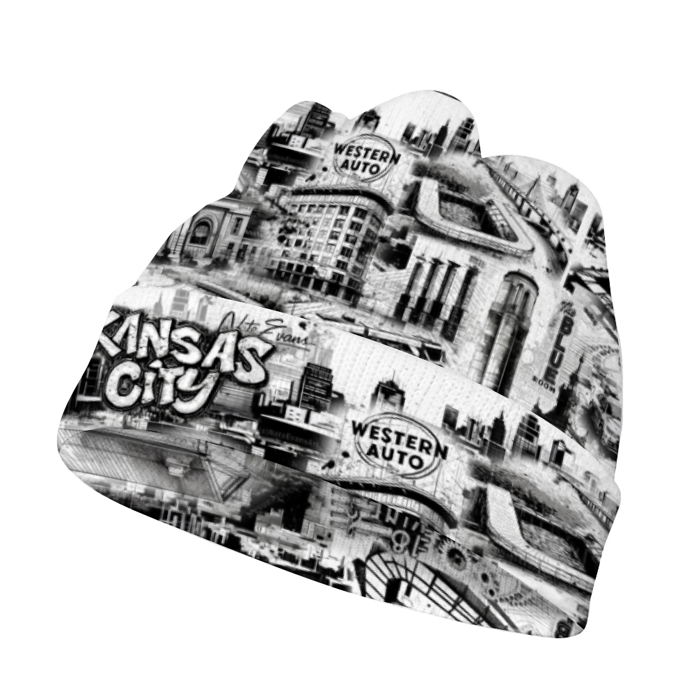 Custom Unisex Crochet Hairball Knit Cap Fashion Beanie Hat