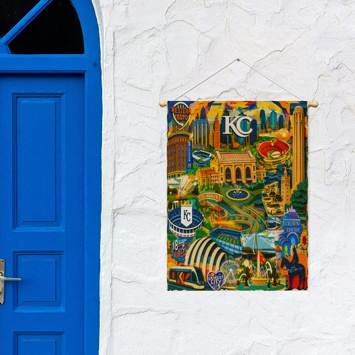 KANSAS CITY Garden Flag