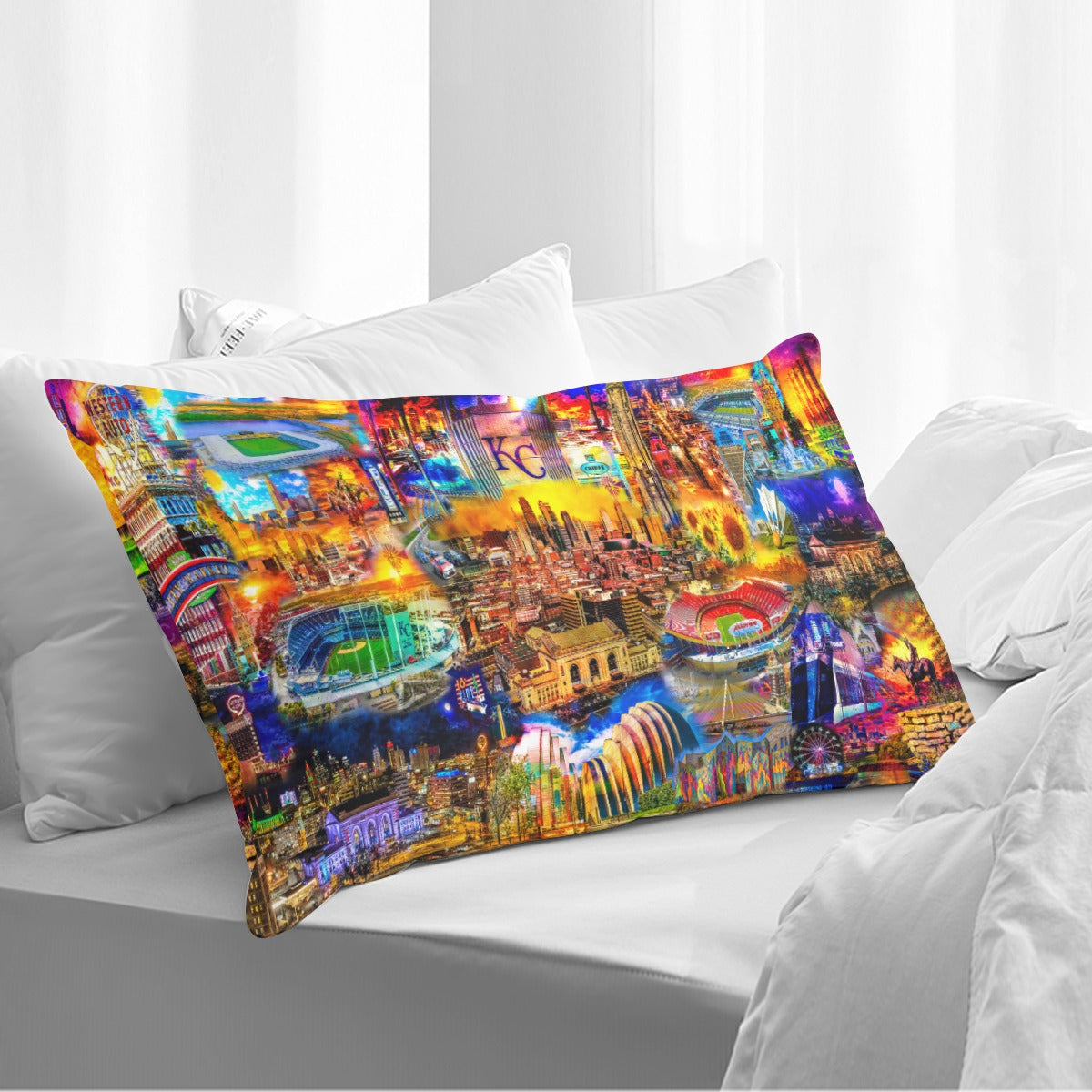 Double Side Printing Pillow Cover（1PC）