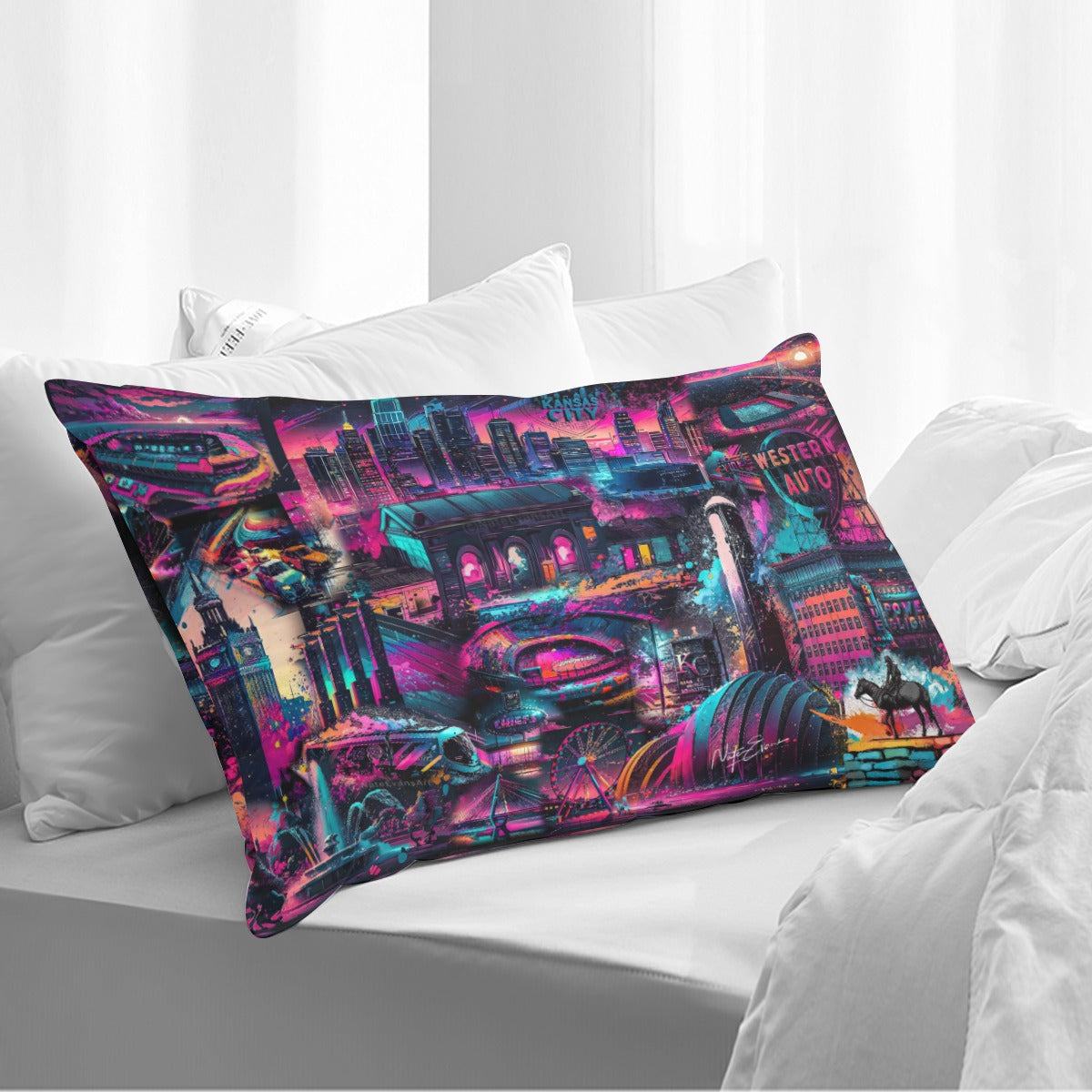 Double Side Printing Pillow Cover（1PC）