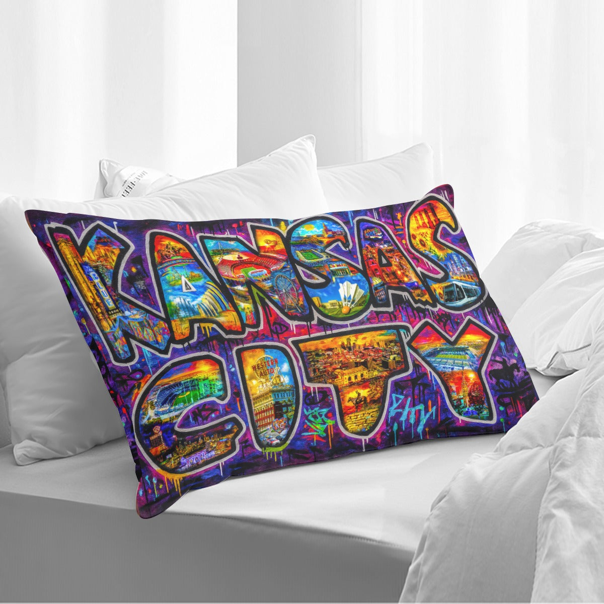 Double Side Printing Pillow Cover（1PC）