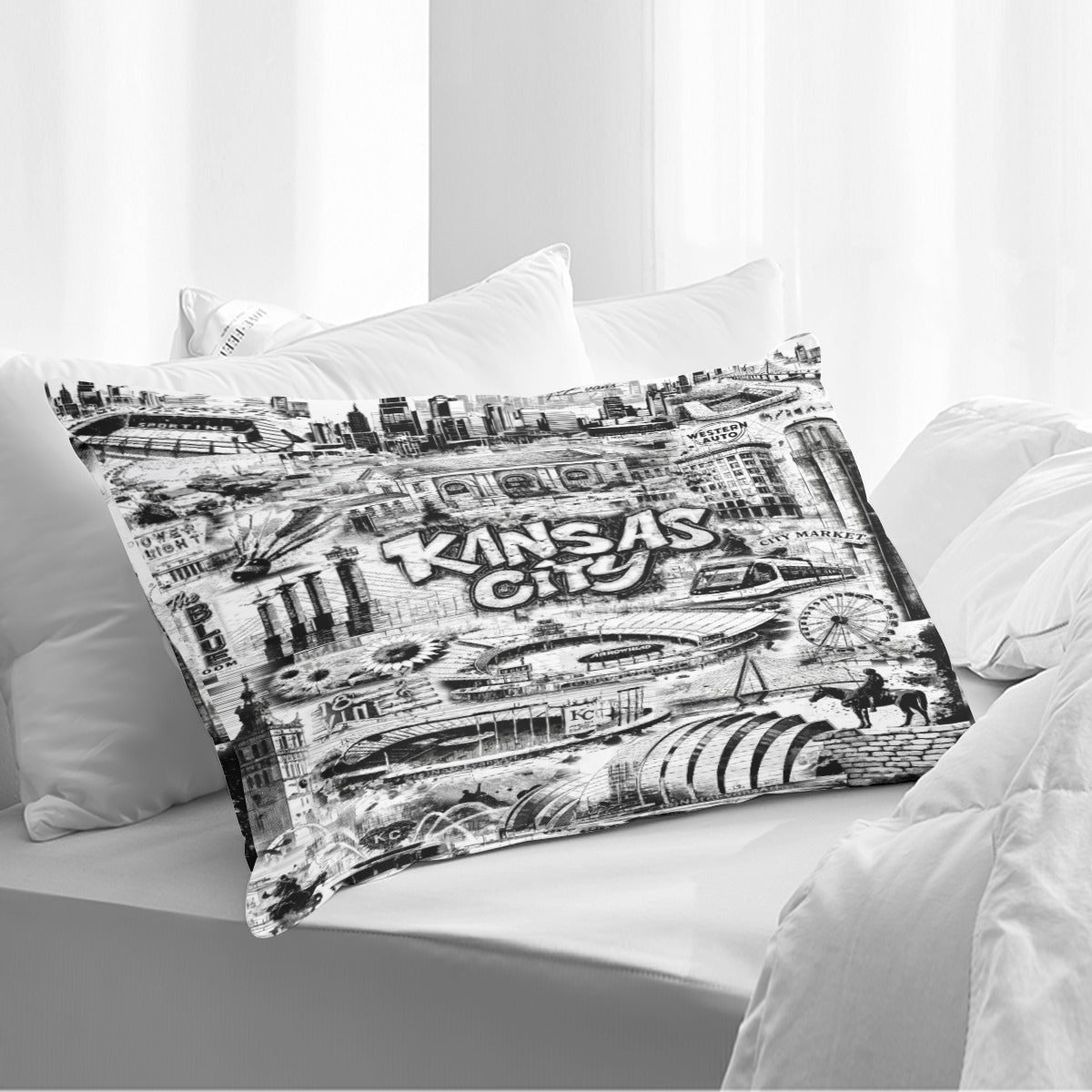 Double Side Printing Pillow Cover（1PC）