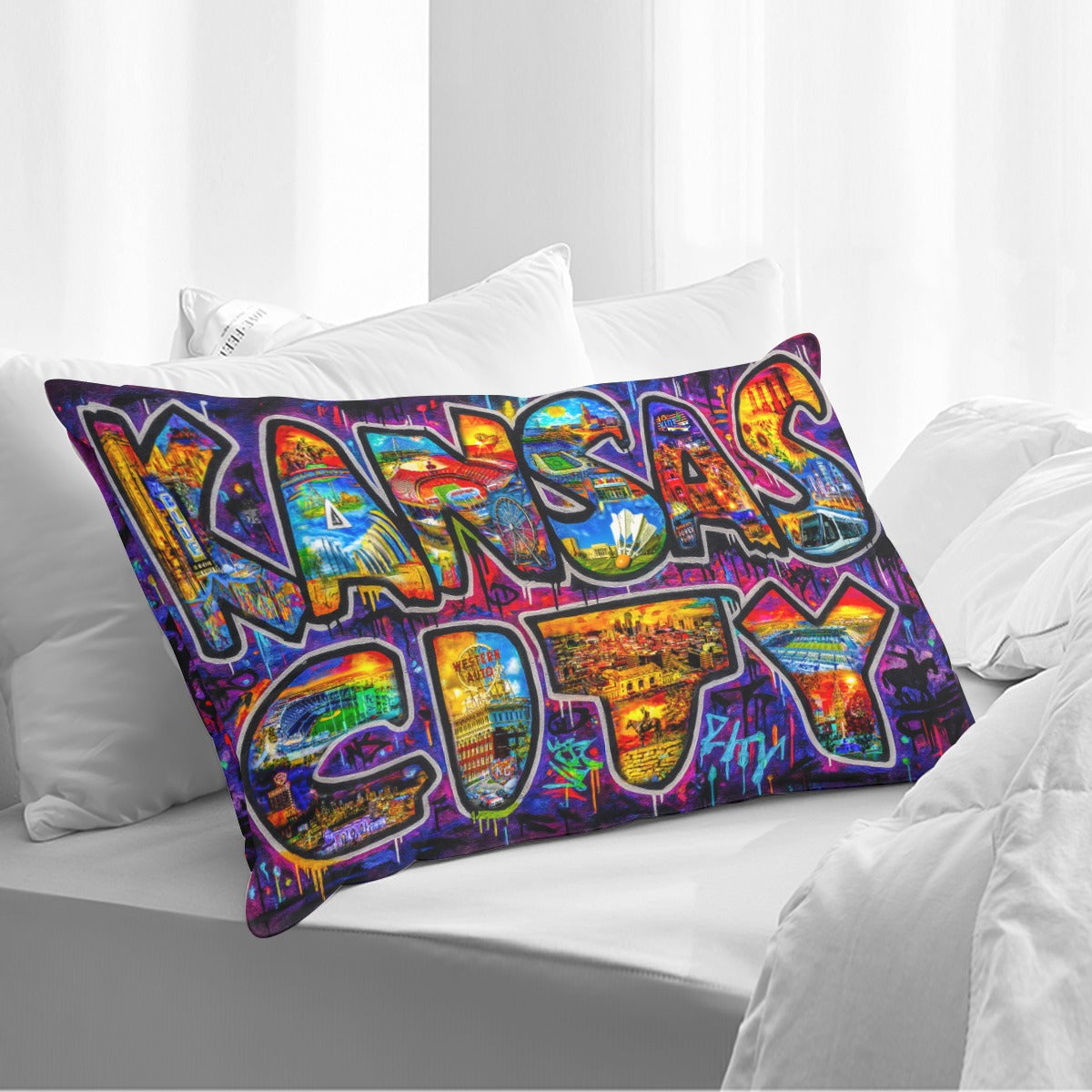 Double Side Printing Pillow Cover（1PC）