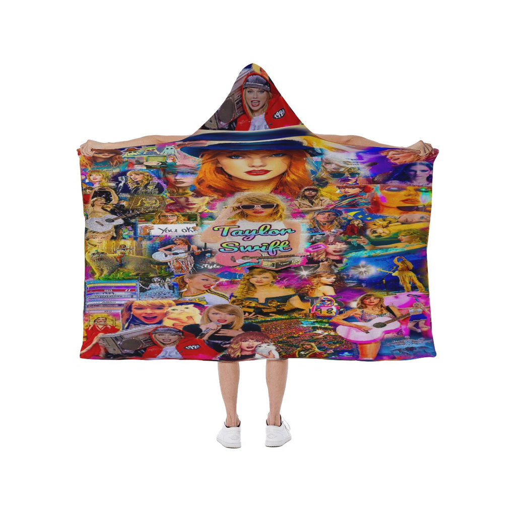 Hooded blanket With Soft Fleece Lining