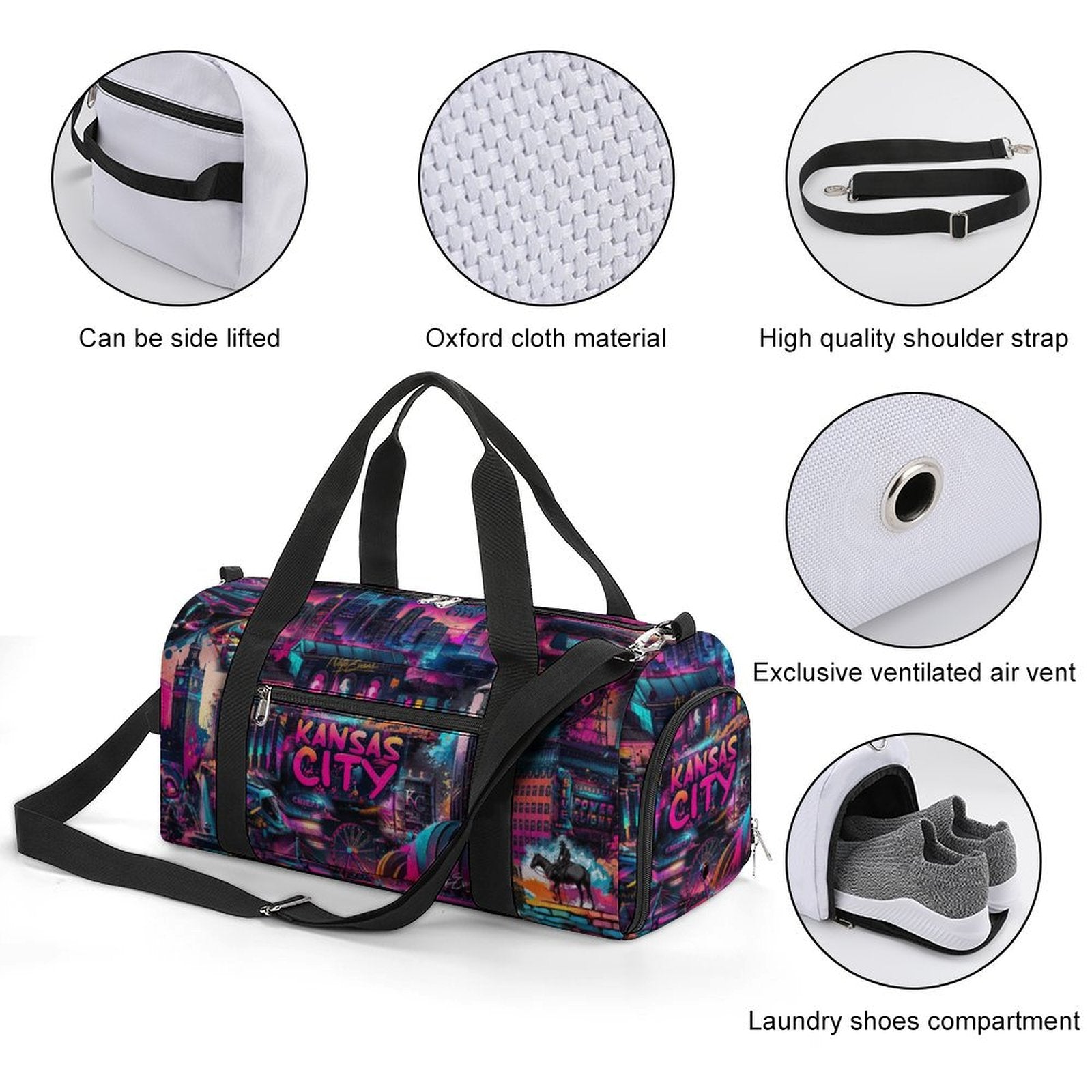 KANSAS CITY Gym Bag "The Speed of Light"