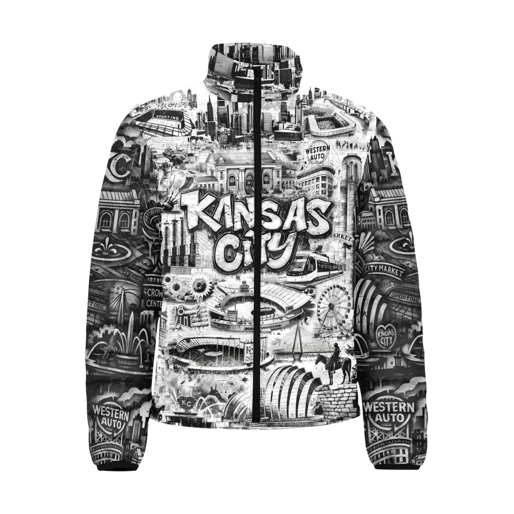 KANSAS CITY (B&W) Unisex Coat