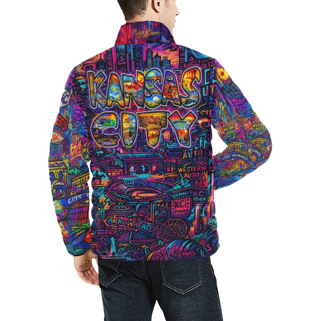 KANSAS CITY Graffiti Unisex BUBBLE COAT