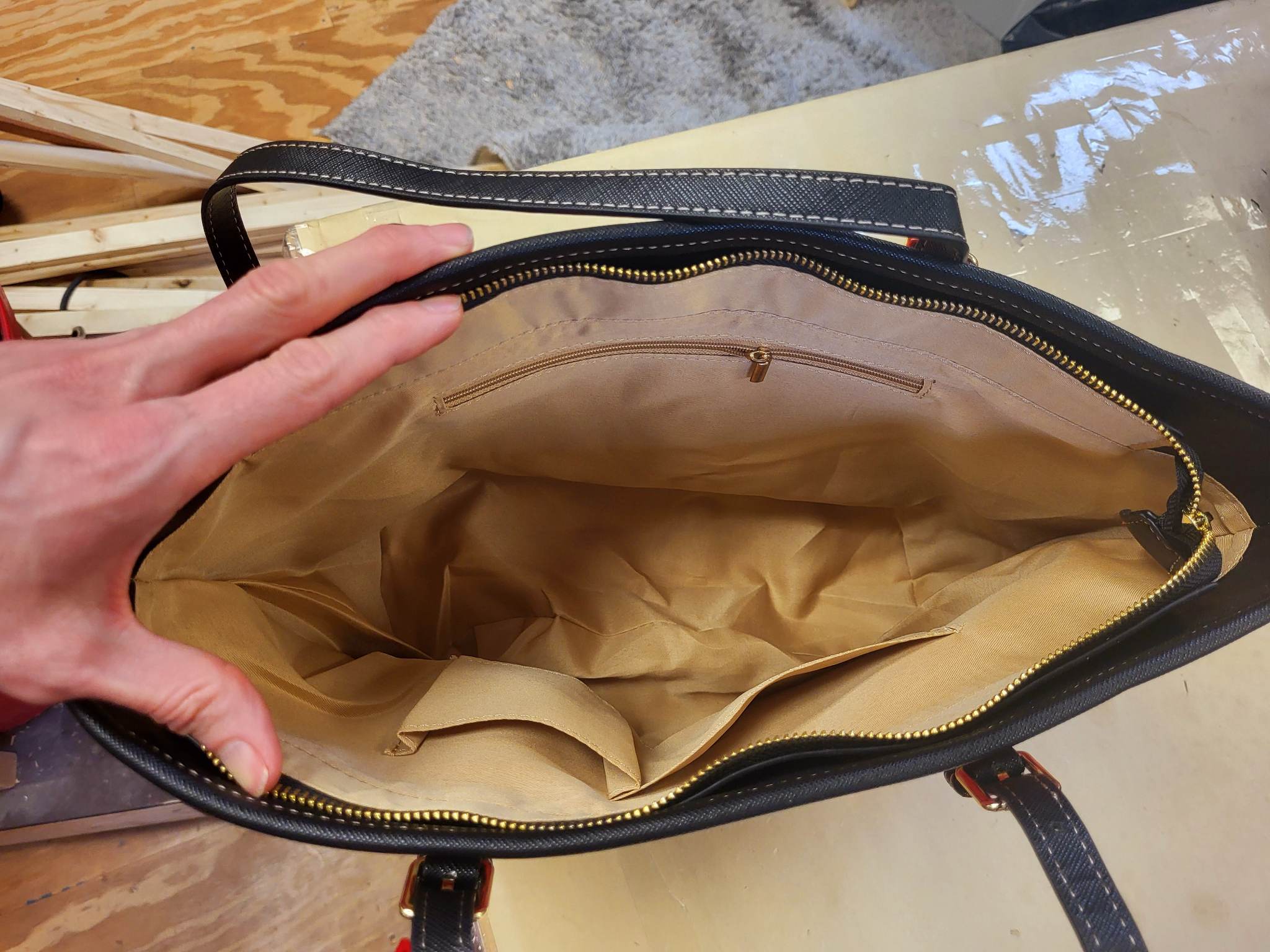 KANSAS CITY Leather Purse "The Speed of Lifght"