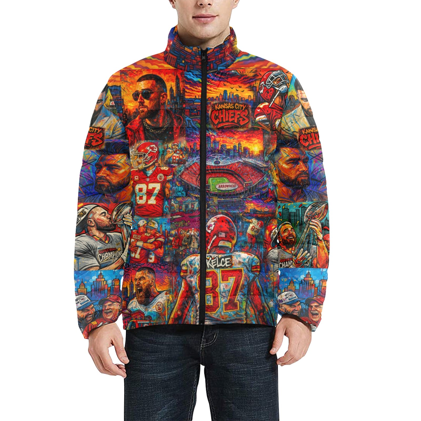 CHIEFS Bubble Coat "TRAVIS KELCE"