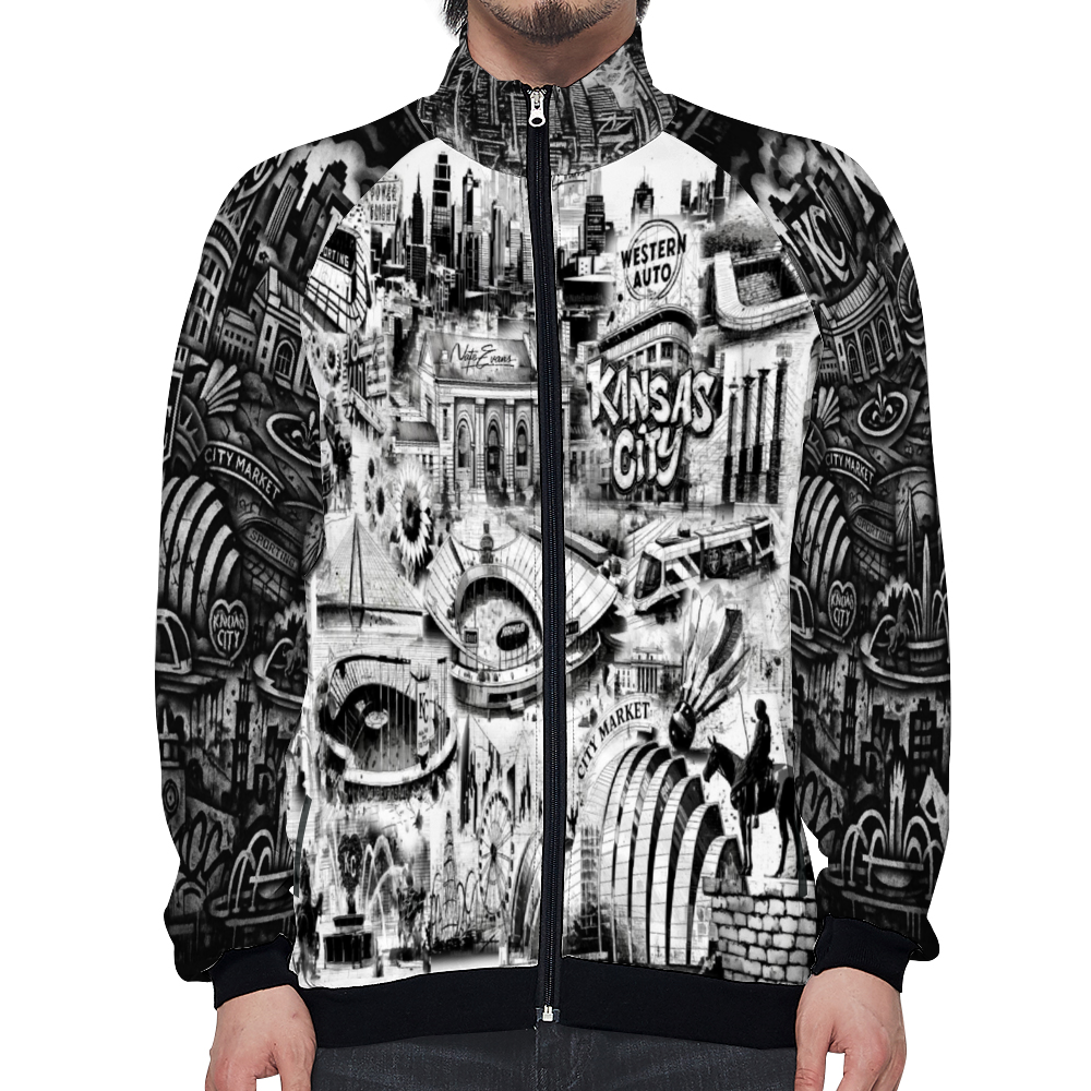 KANSAS CITY Unisex Jacket B&W