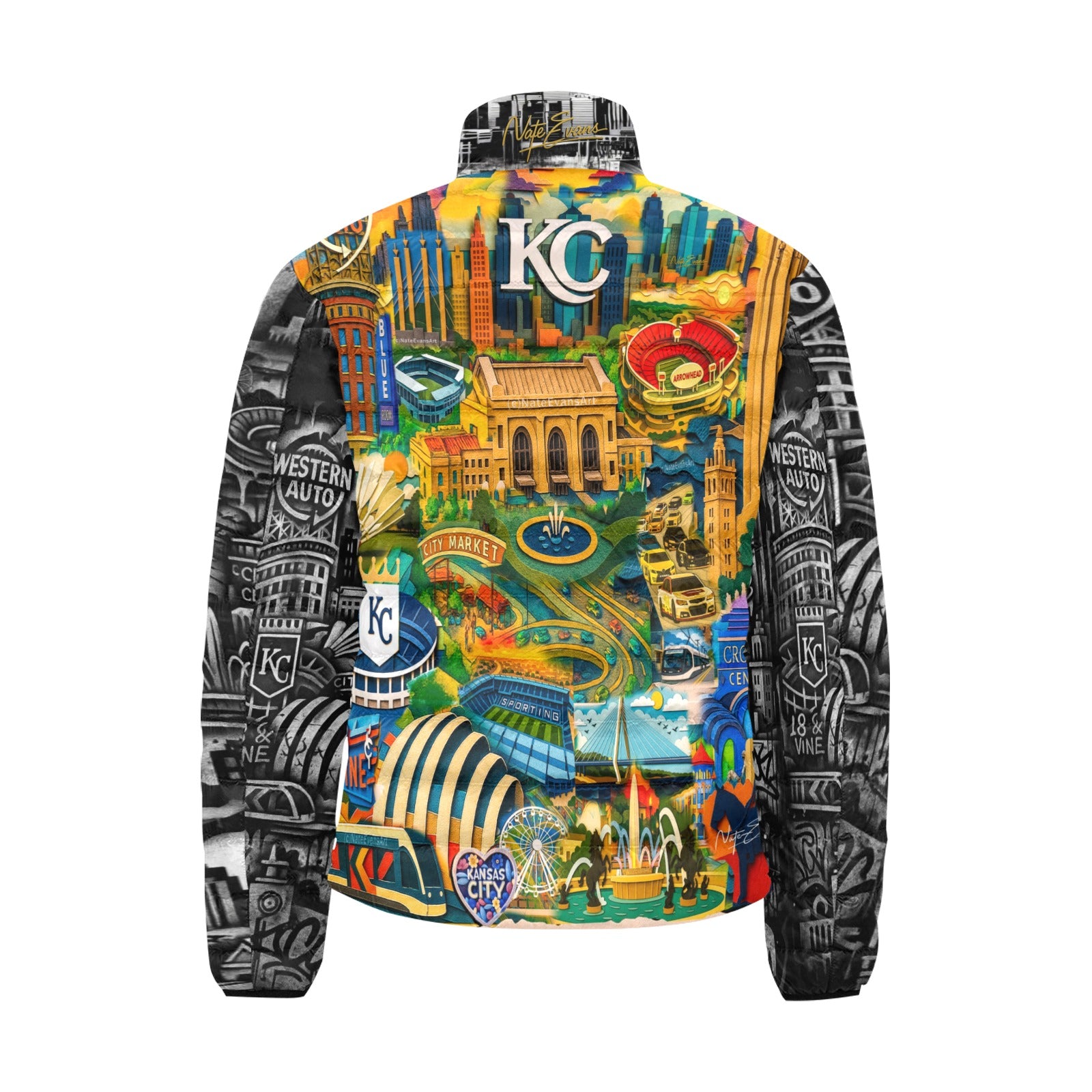 KANSAS CITY Unisex BUBBLE COAT
