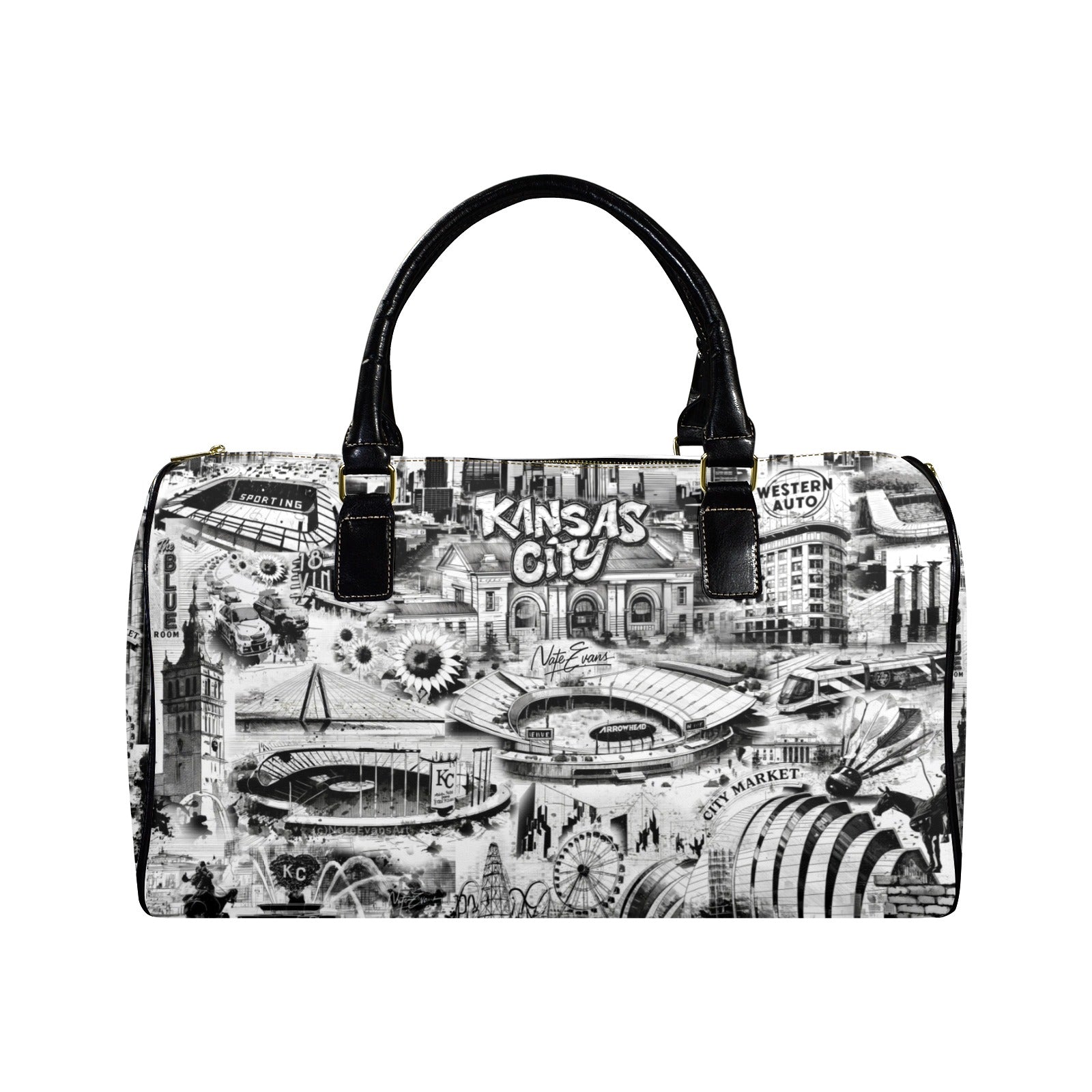 KANSAS CITY Leather Travel Bag