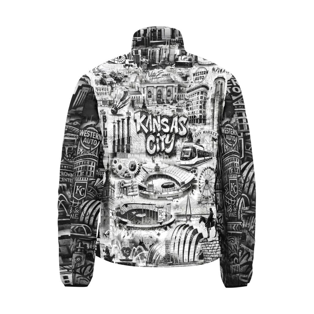 KANSAS CITY (B&W) Unisex Coat