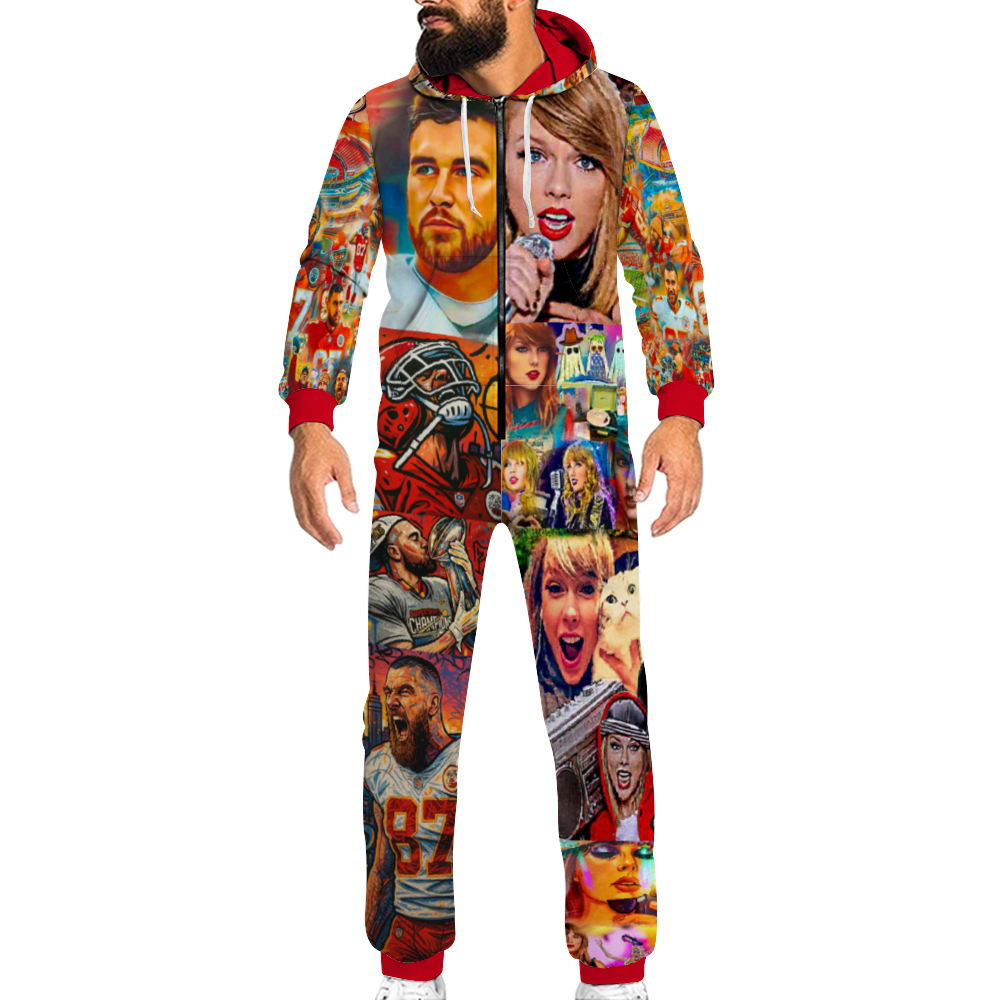TAYLOR SWIFT & TRAVIS KELCE unisex Onesie