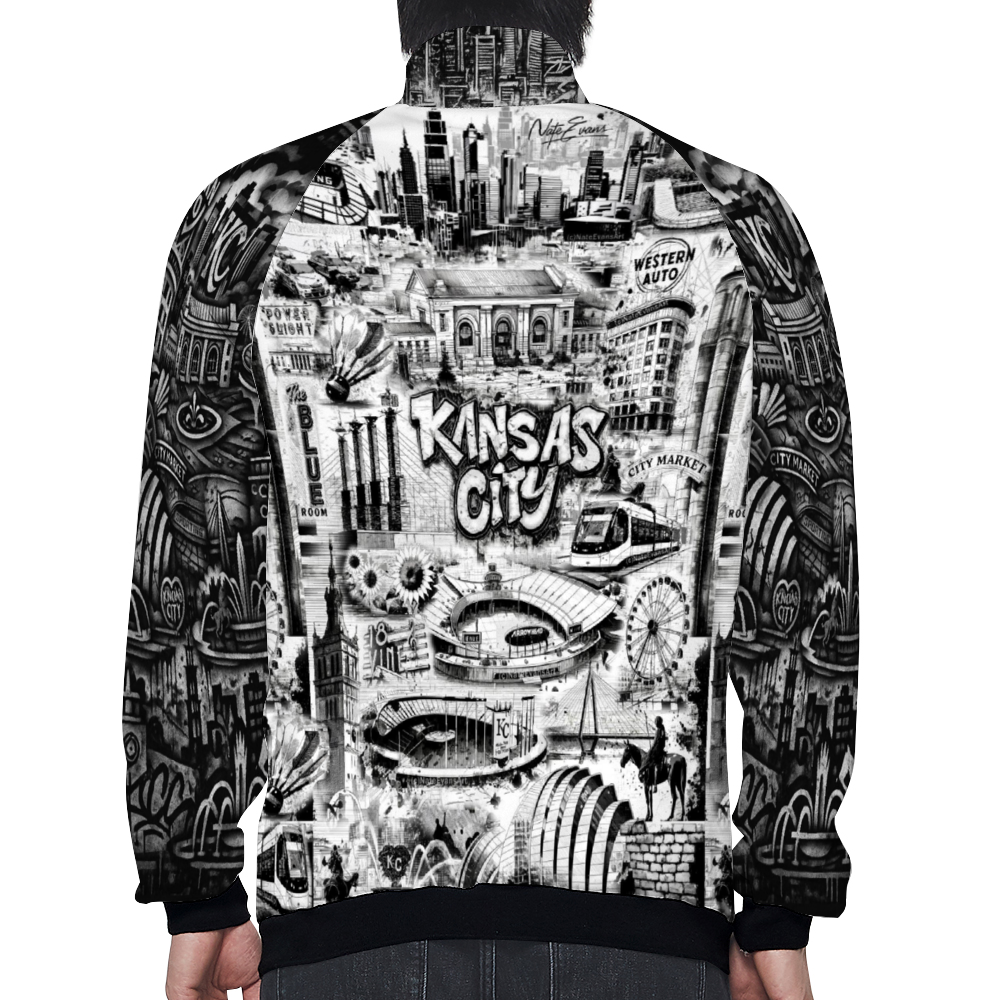 KANSAS CITY Unisex Jacket B&W