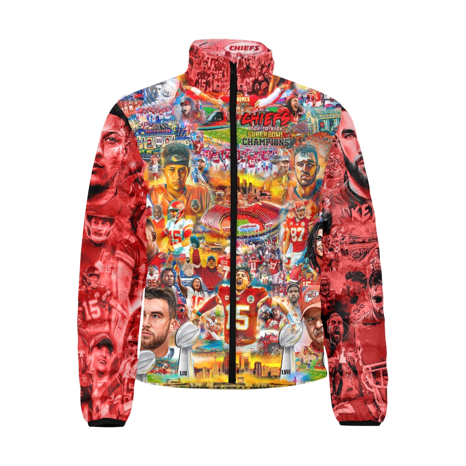 CHIEFS Superbowl Unisex BUBBLE COAT (as seen on tv)