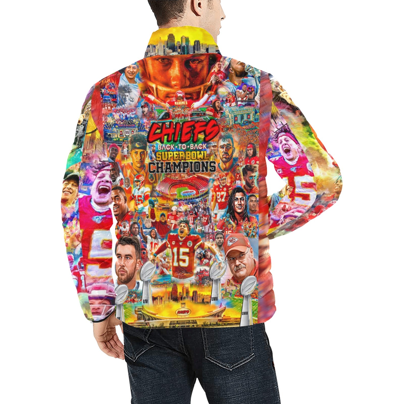 CHIEFS Superbowl Unisex BUBBLE COAT