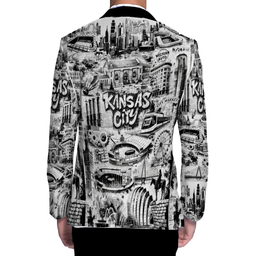 KANSAS CITY Unisex Blazer B&W