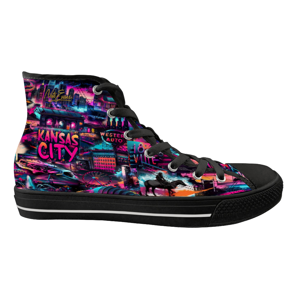 KANSAS CITY Shoes "(black or white option)