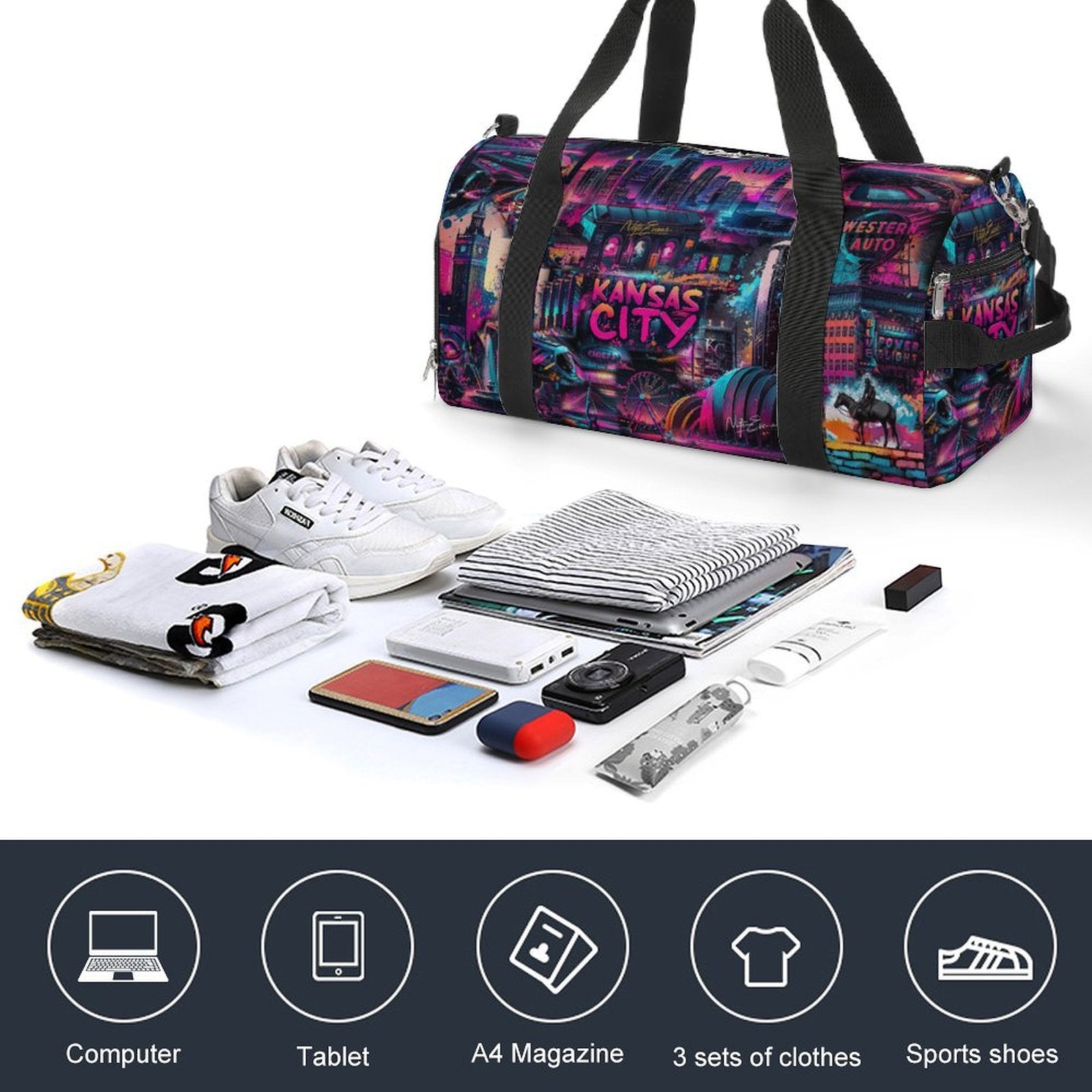KANSAS CITY Gym Bag "The Speed of Light"