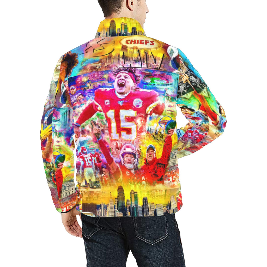 CHIEFS SUPERBOWL Unisex BUBBLE COAT (most popular, seen on tv)
