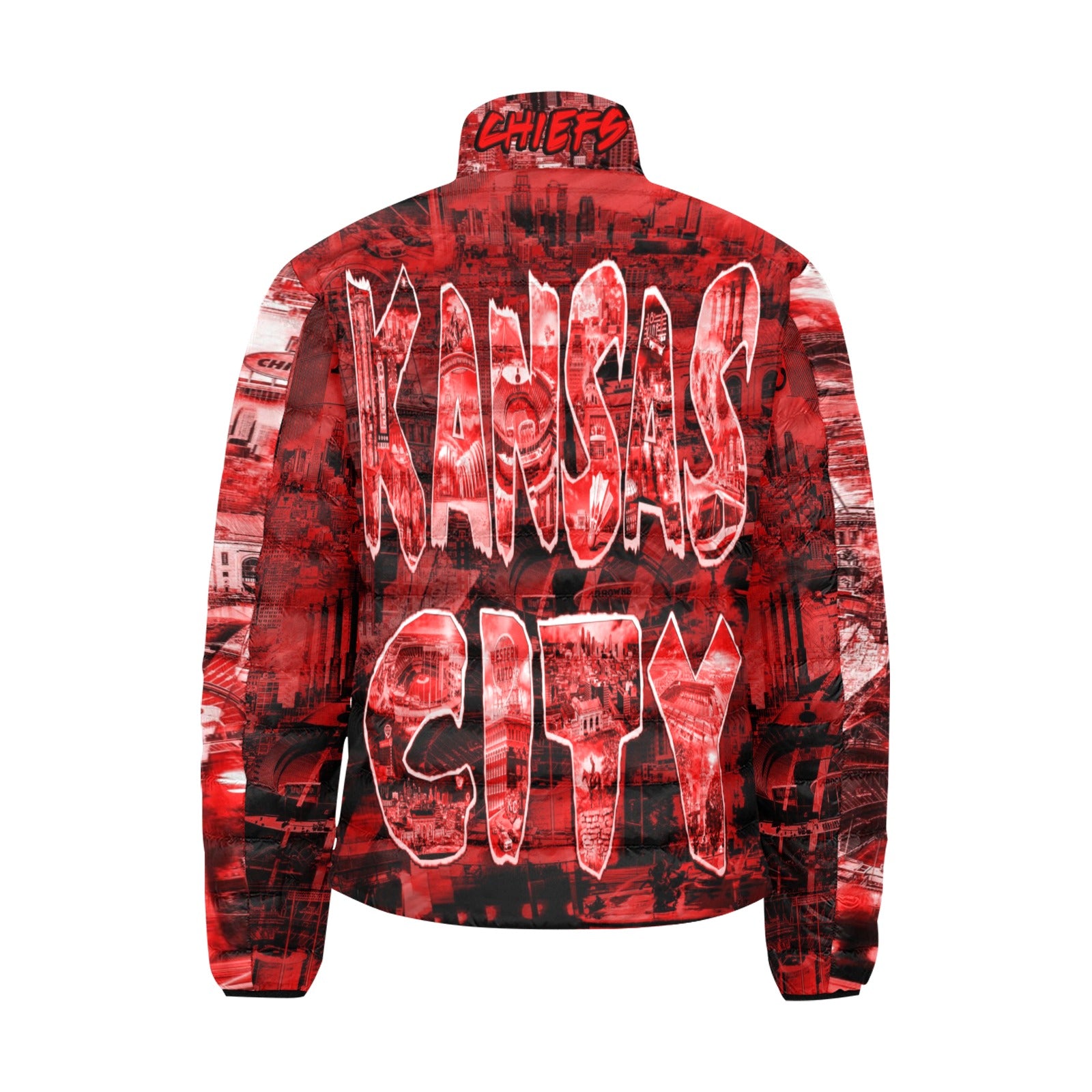 CHIEFS Unisex BUBBLE COAT (No numbers) Light Red