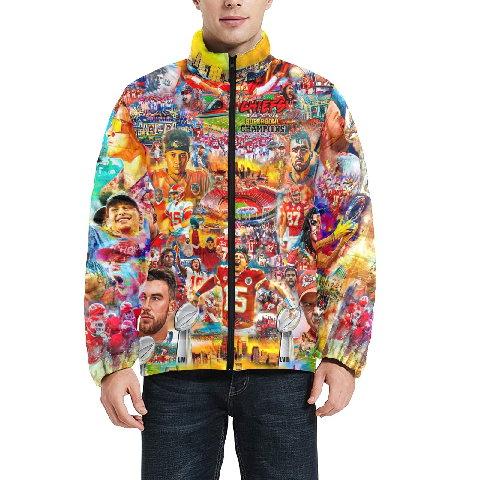 CHIEFS Superbowl Unisex BUBBLE COAT