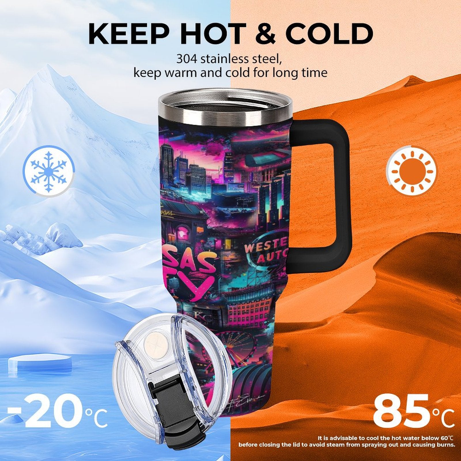KANSAS CITY Tumbler "The Speed of Light"