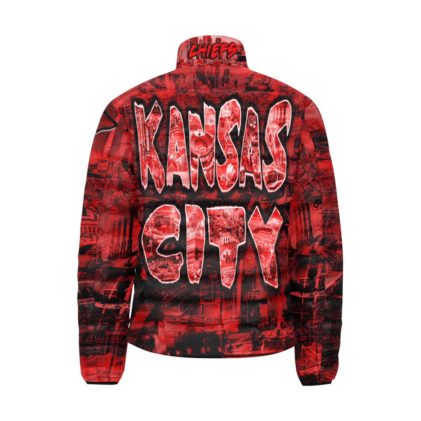 CHIEFS (Dark Red) Unisex BUBBLE COAT