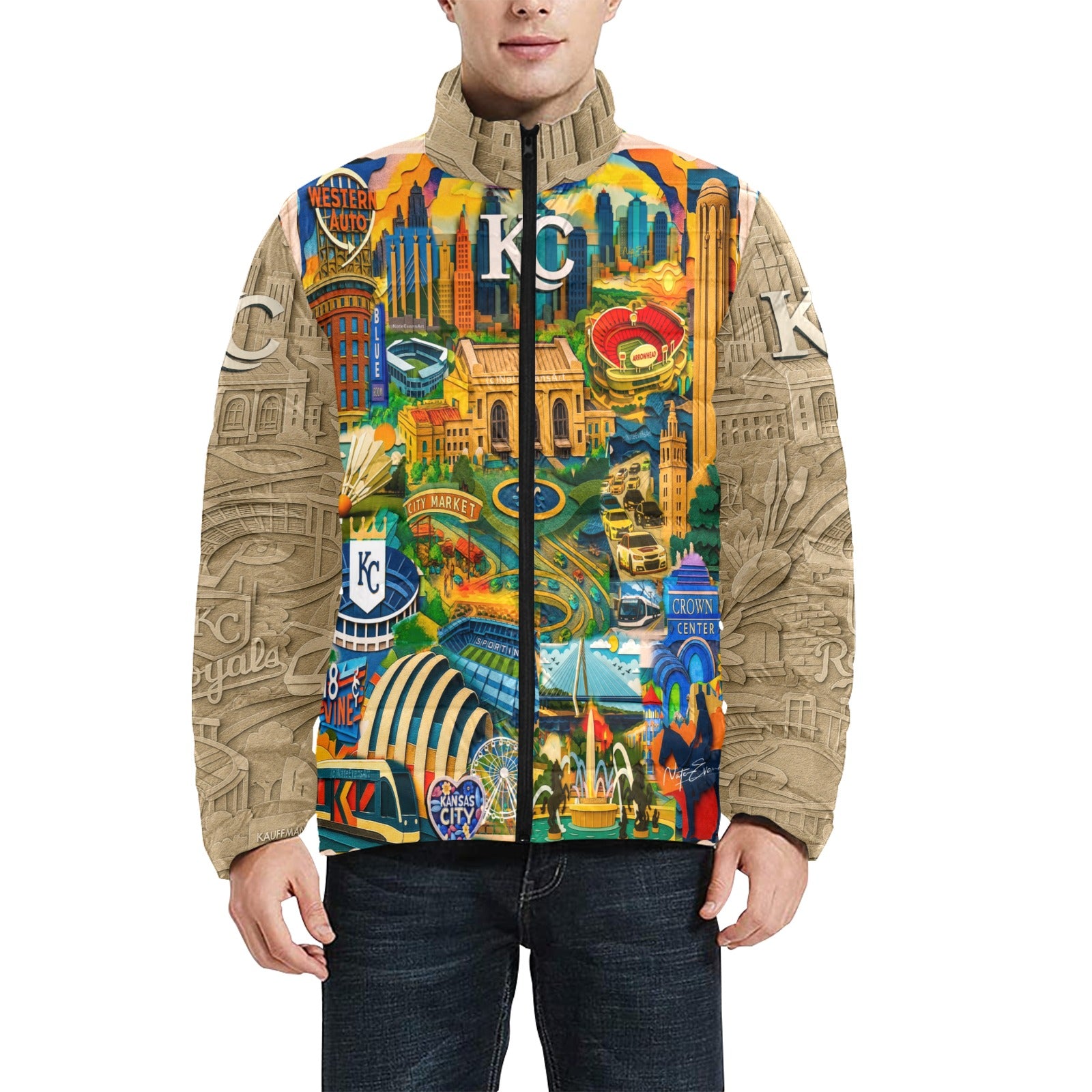 KANSAS CITY Unisex BUBBLE COAT