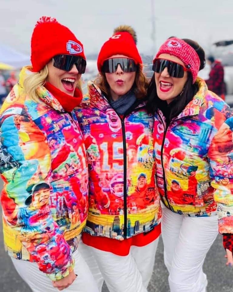 CHIEFS SUPERBOWL Unisex BUBBLE COAT (most popular, seen on tv)