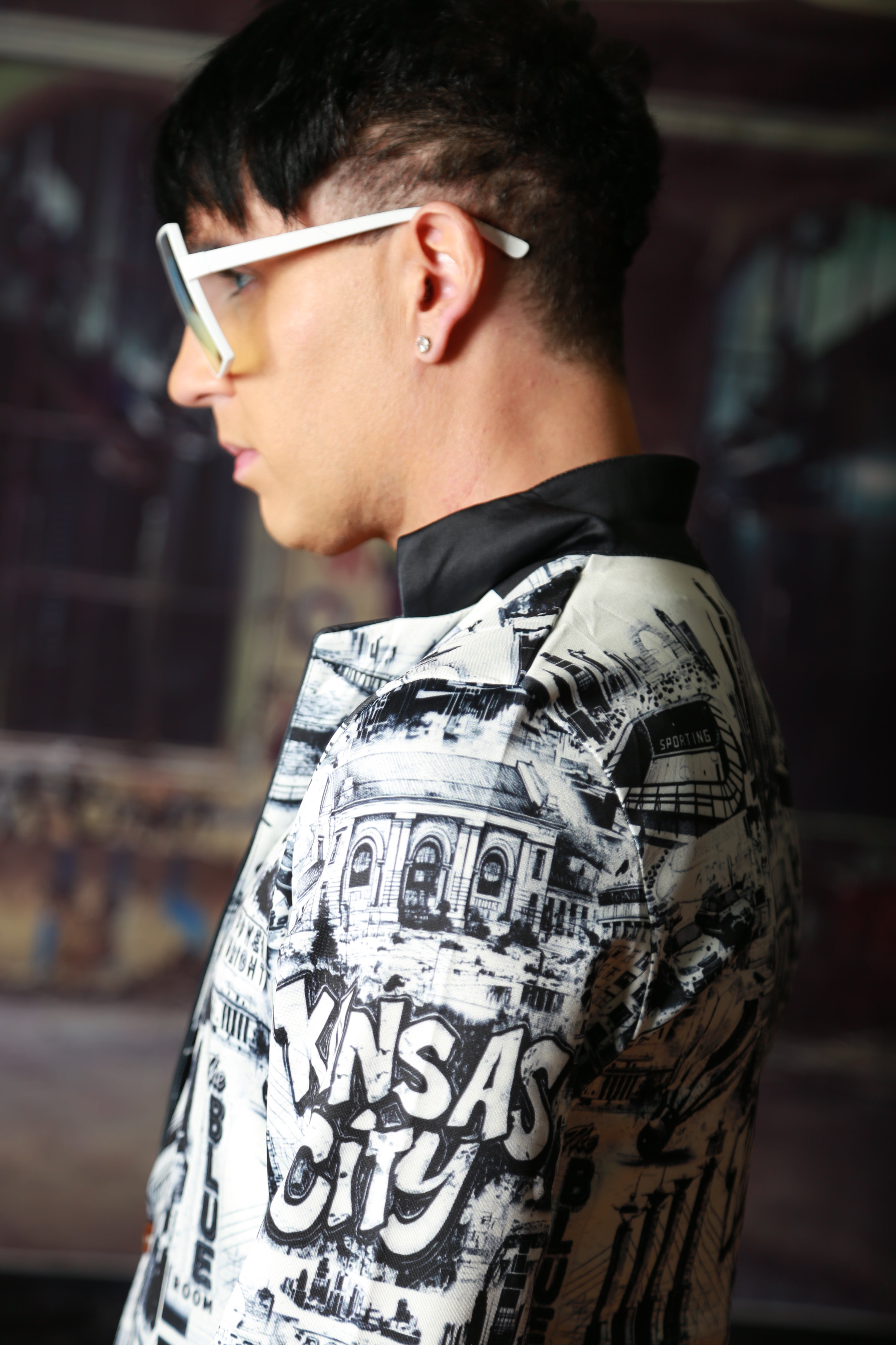 KANSAS CITY Unisex Blazer B&W