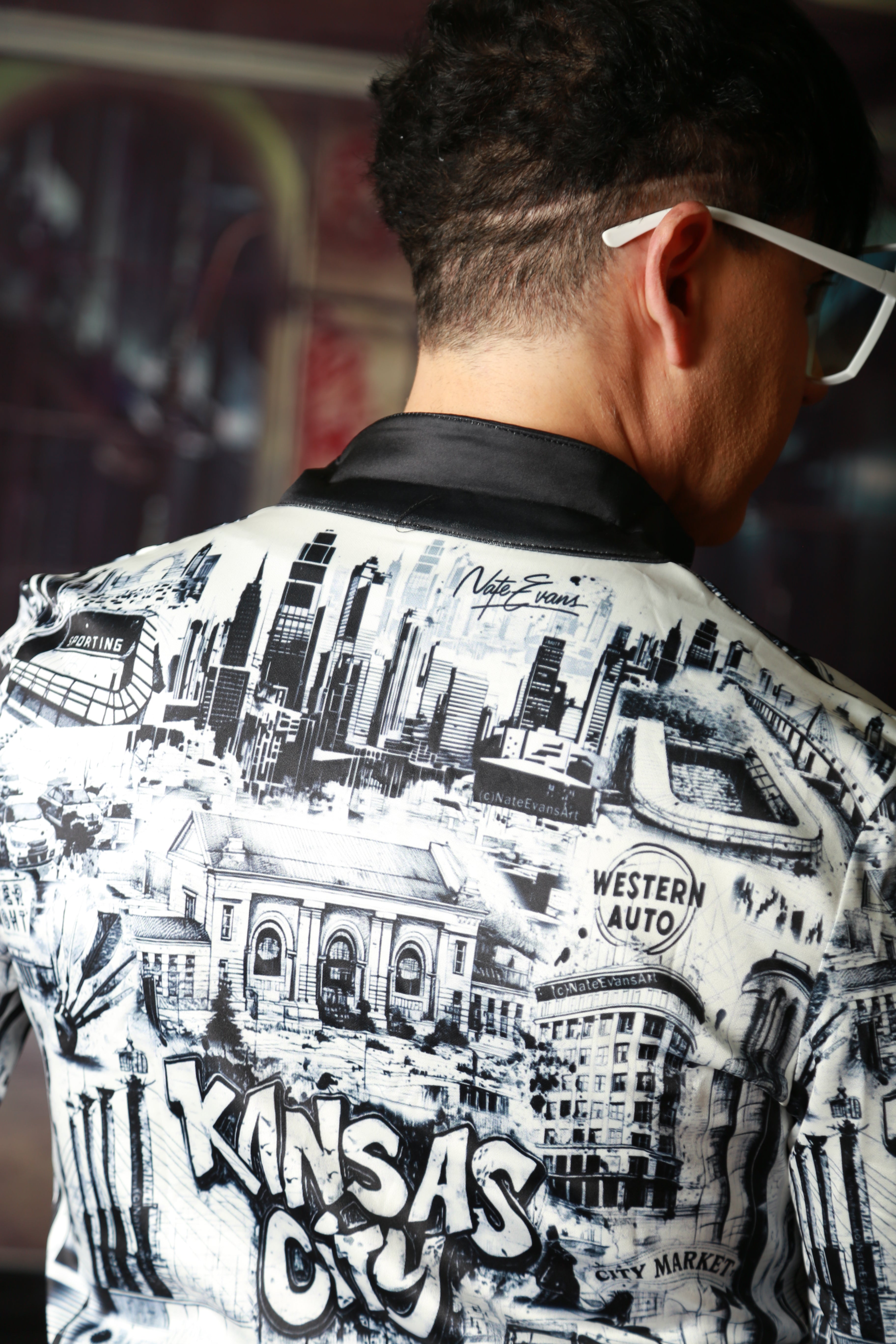 KANSAS CITY Unisex Blazer B&W