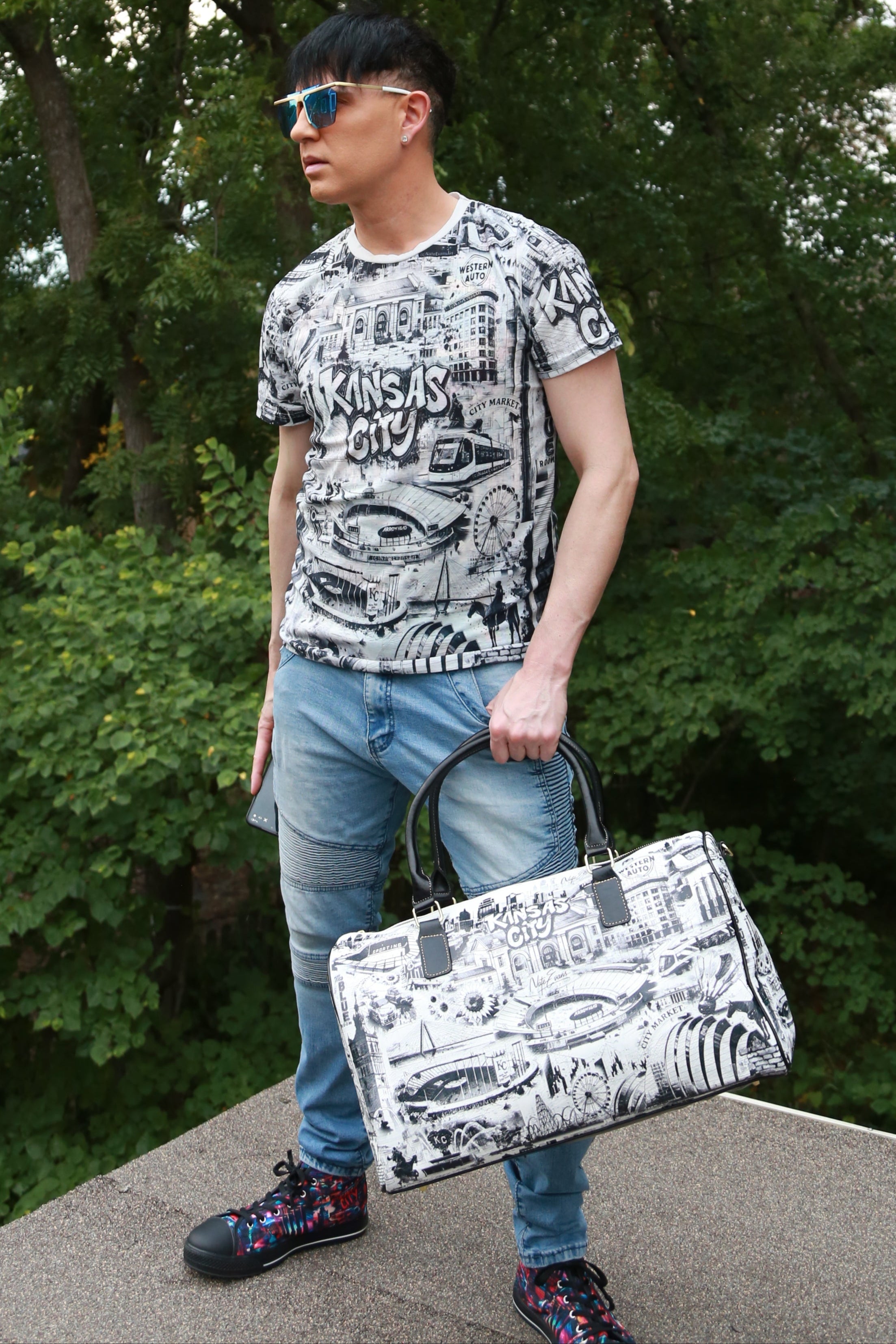 KANSAS CITY Leather Travel Bag