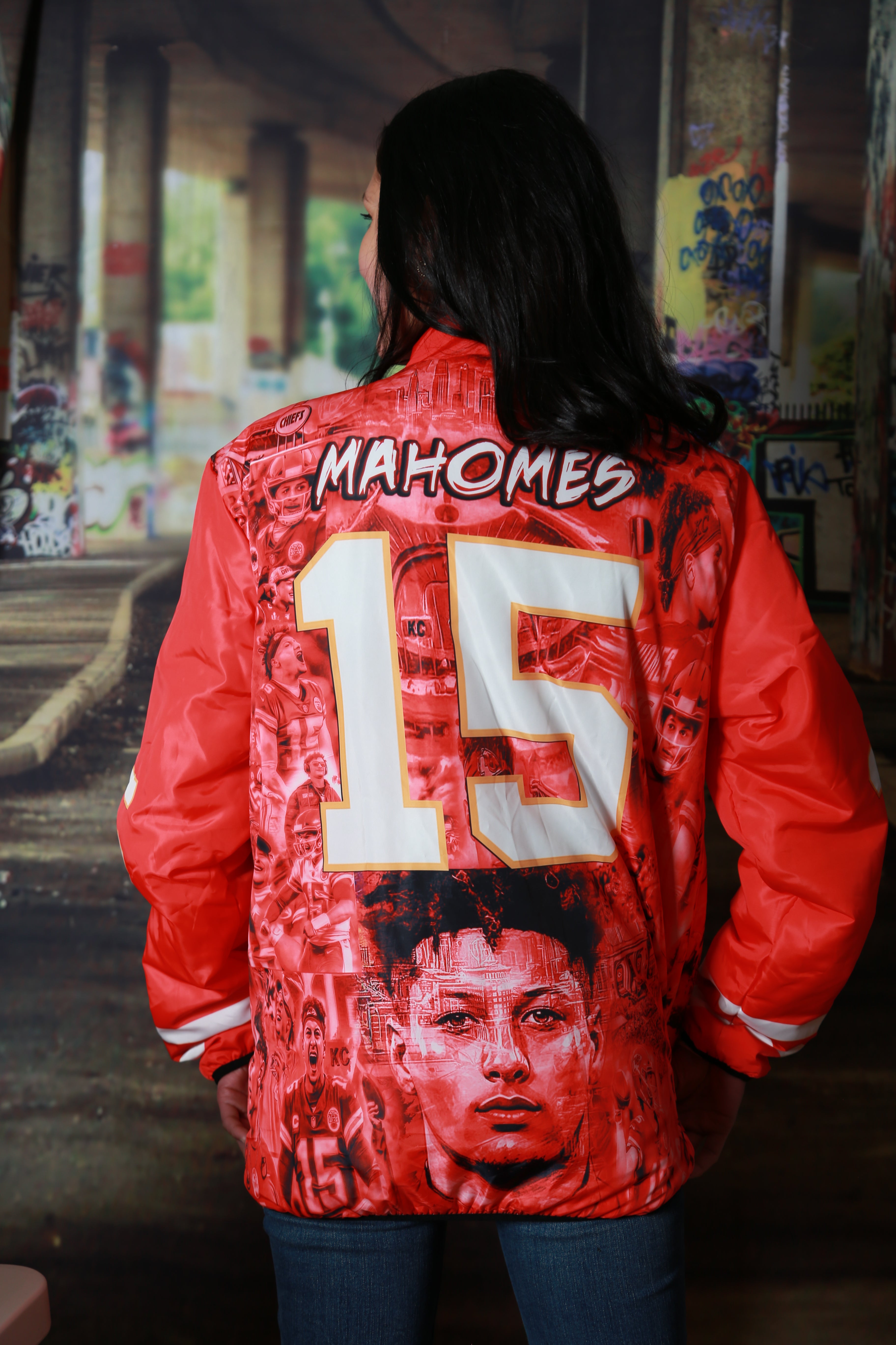 CHIEFS 15 MAHOMES Unisex BUBBLE COAT