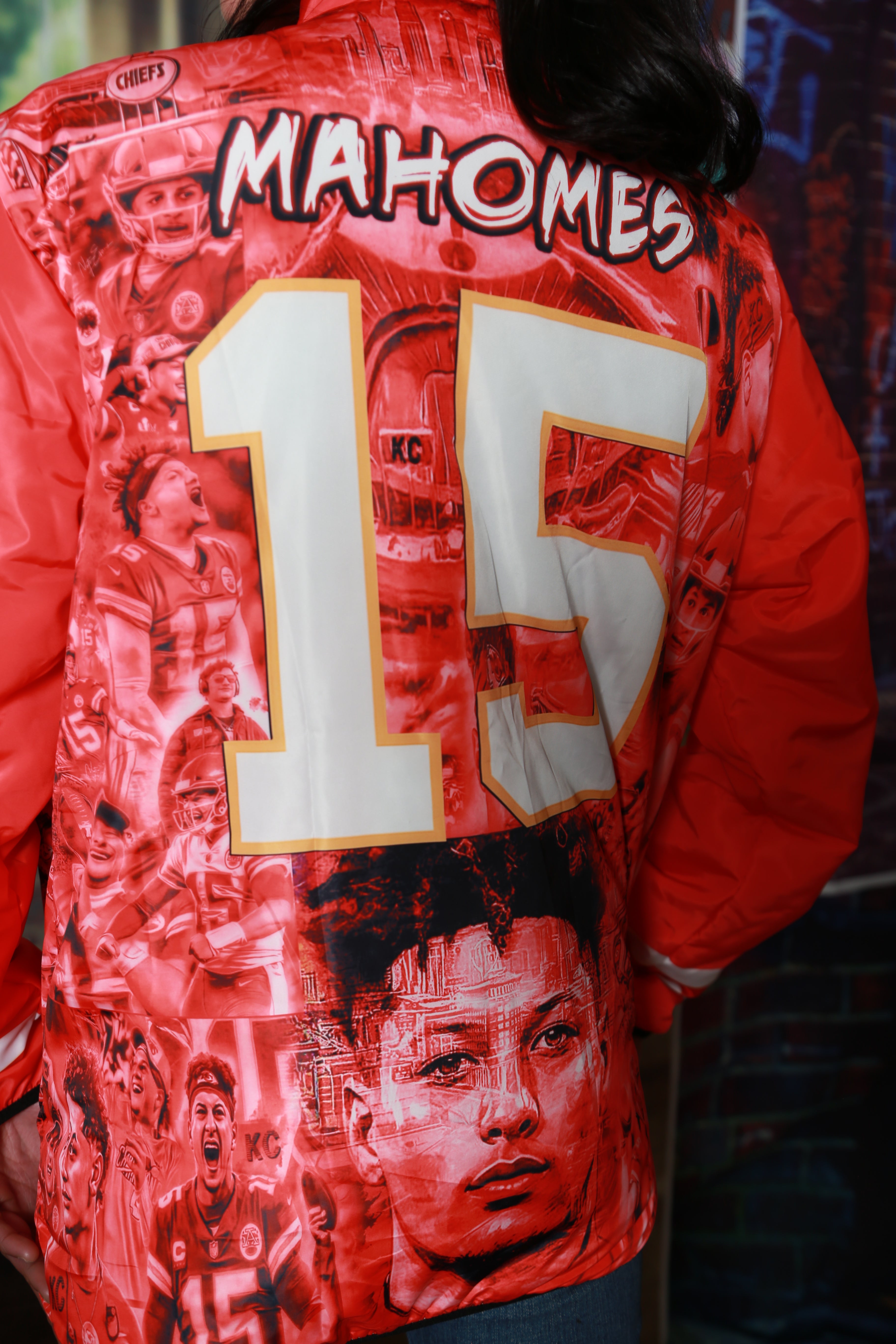 CHIEFS 15 MAHOMES Unisex BUBBLE COAT