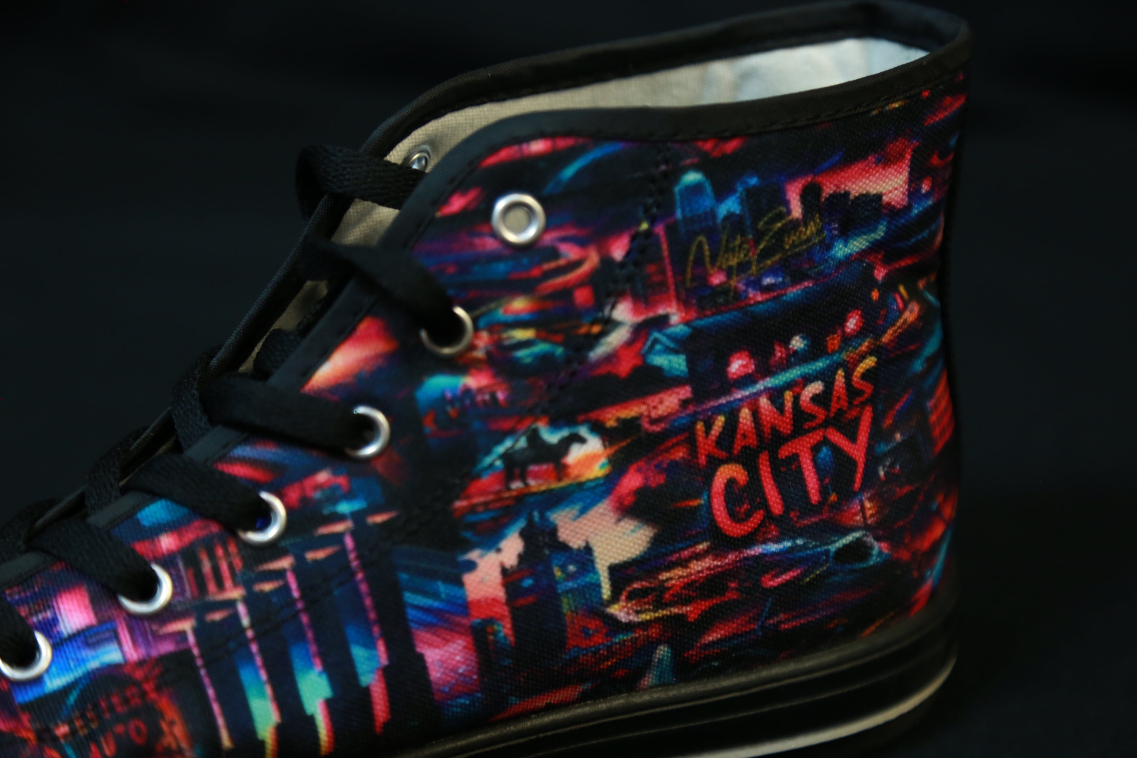 KANSAS CITY Shoes "(black or white option)