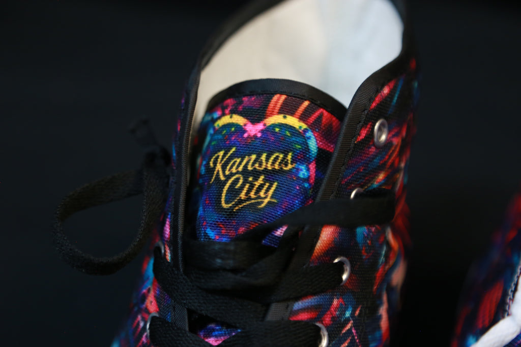 KANSAS CITY Shoes "(black or white option)