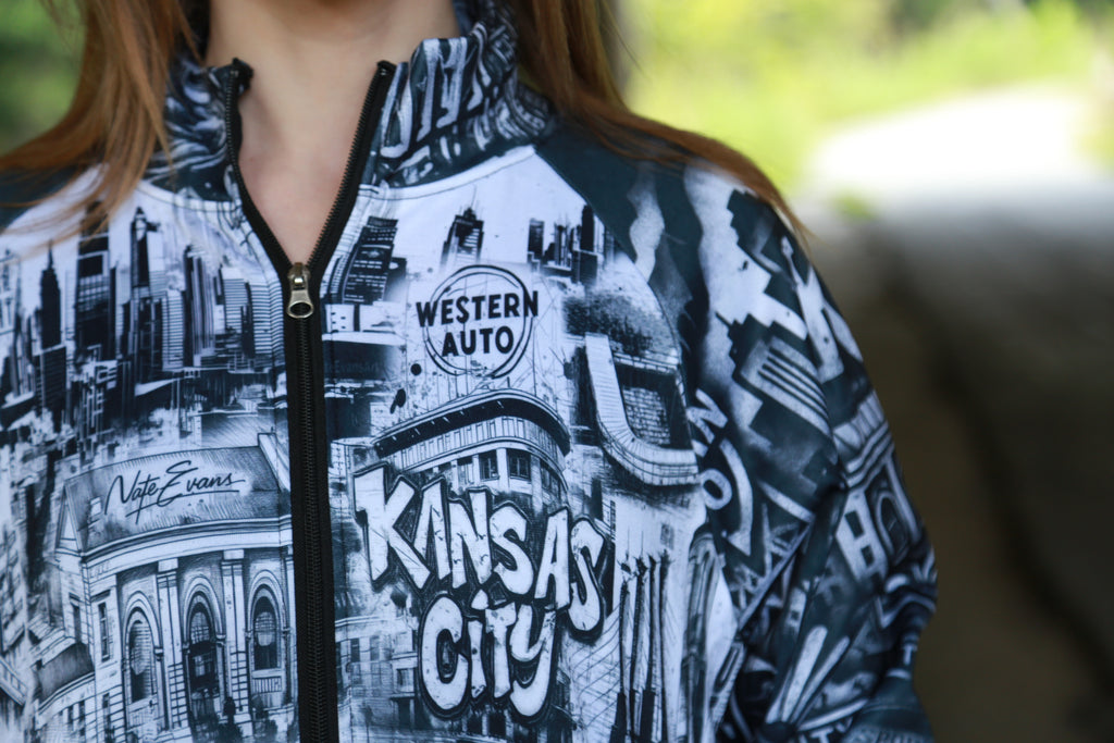 KANSAS CITY Unisex Jacket B&W