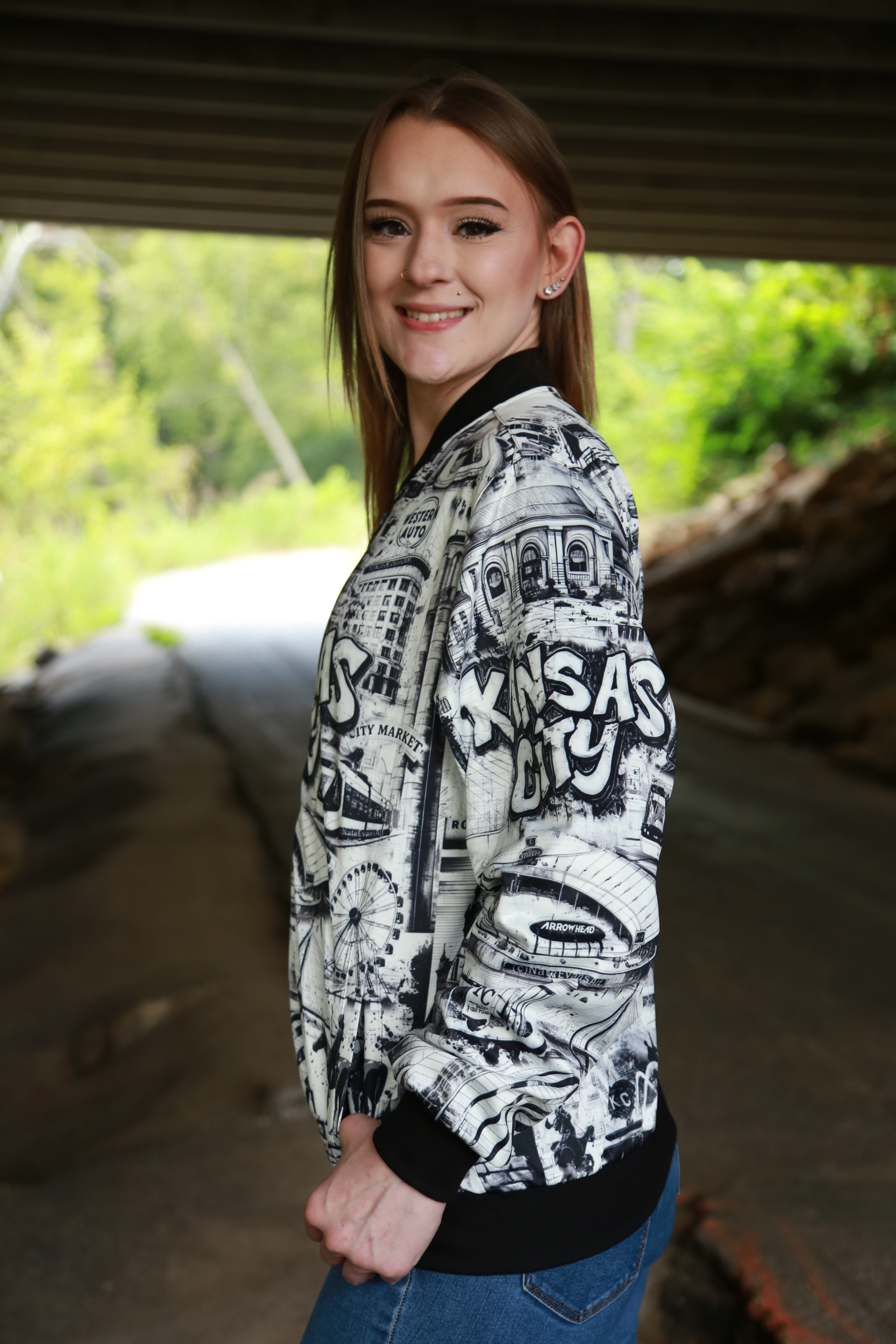 KANSAS CITY Unisex Jacket "High Grade" B&W