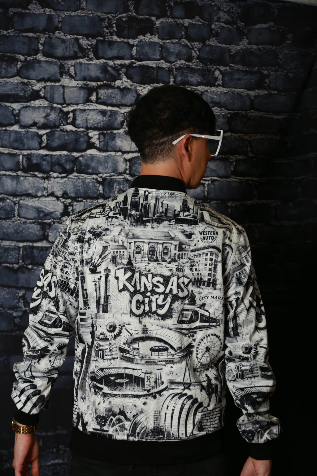 KANSAS CITY Unisex Jacket "High Grade" B&W